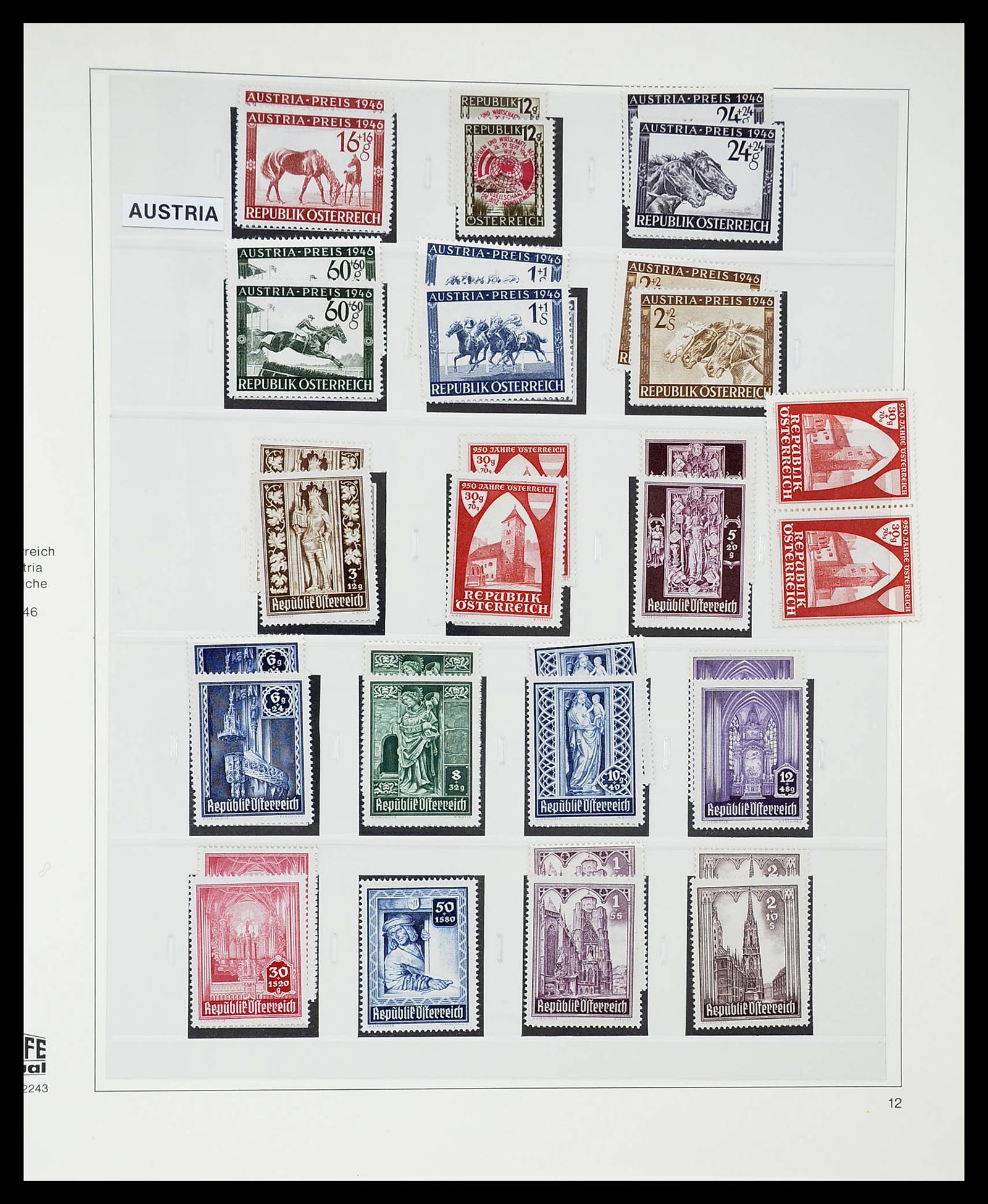 34650 085 - Postzegelverzameling 34650 Oostenrijk superverzameling 1850-1959.