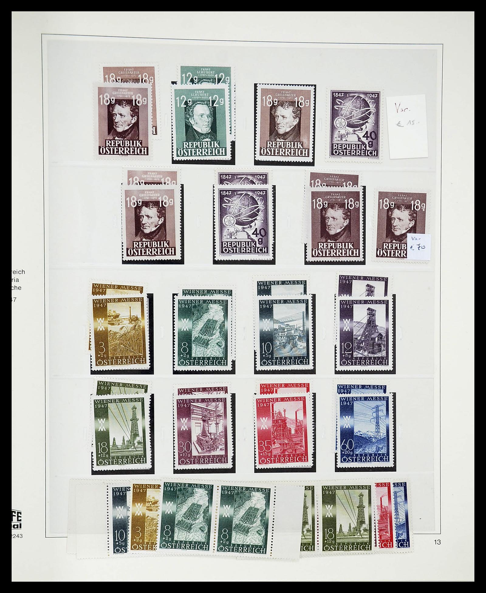 34650 087 - Postzegelverzameling 34650 Oostenrijk superverzameling 1850-1959.