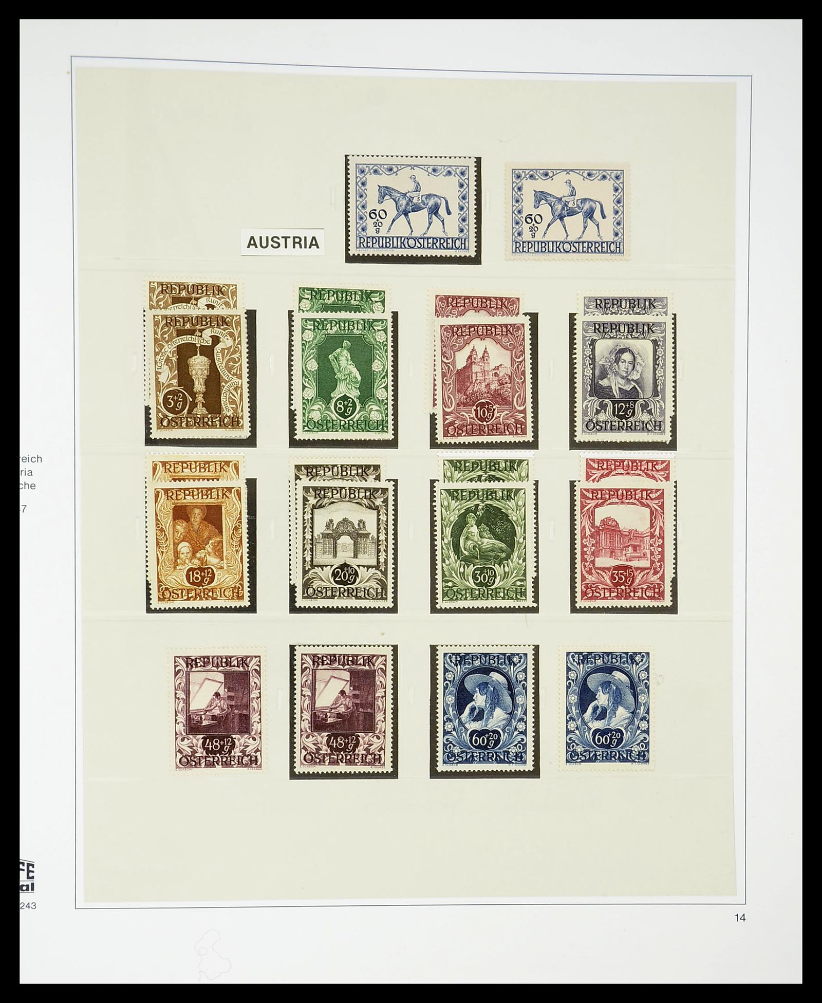 34650 088 - Postzegelverzameling 34650 Oostenrijk superverzameling 1850-1959.