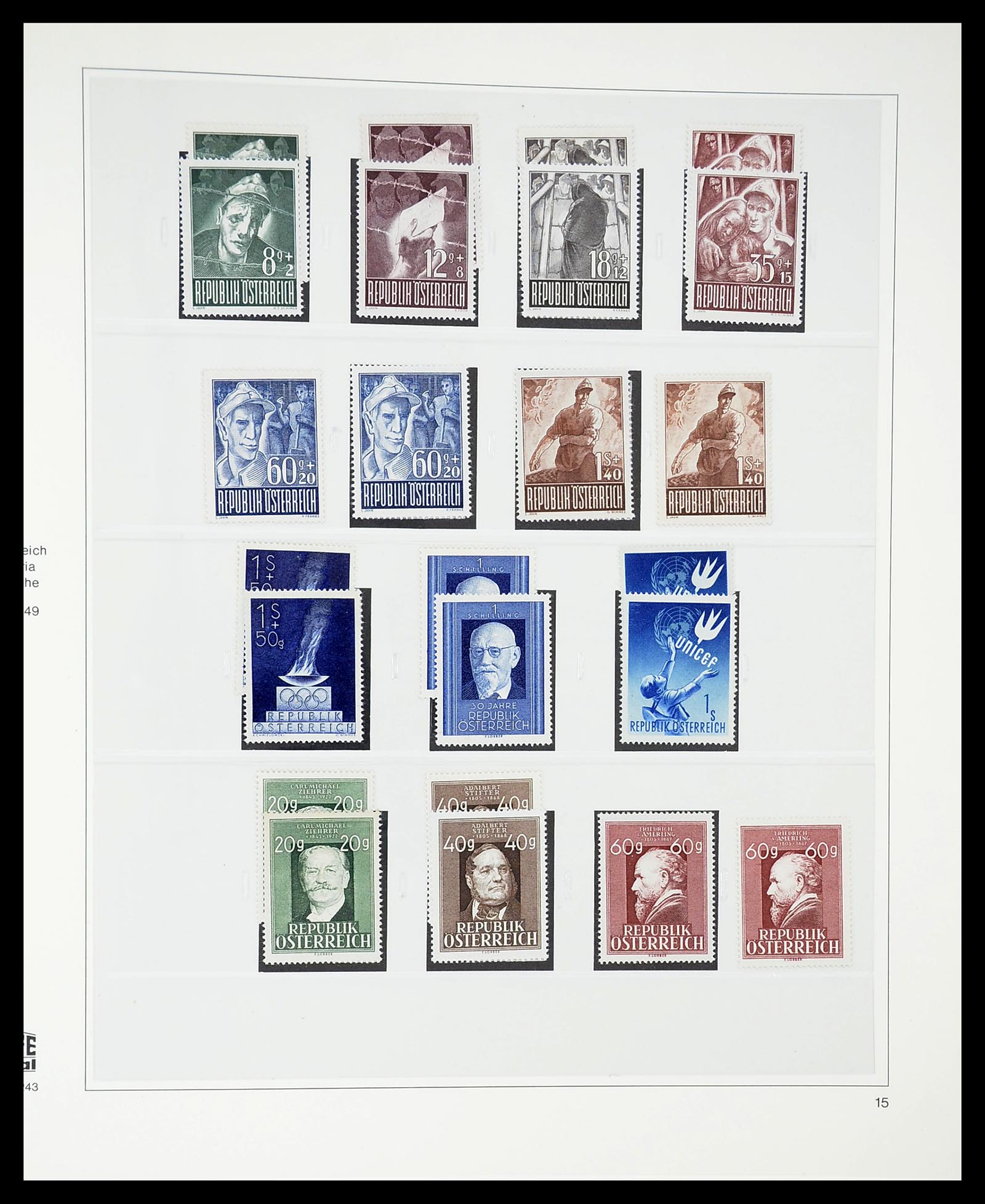 34650 089 - Postzegelverzameling 34650 Oostenrijk superverzameling 1850-1959.