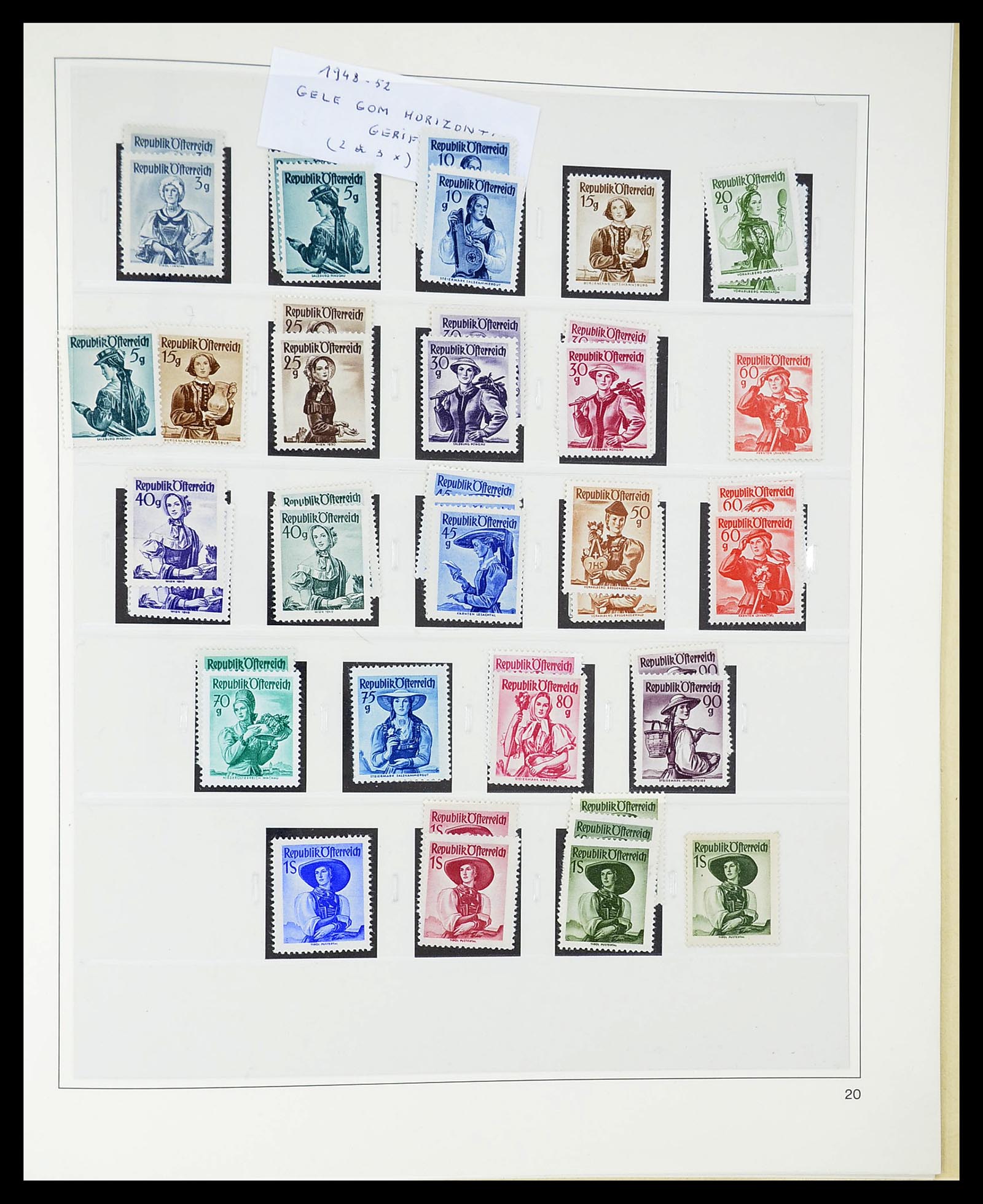 34650 096 - Postzegelverzameling 34650 Oostenrijk superverzameling 1850-1959.