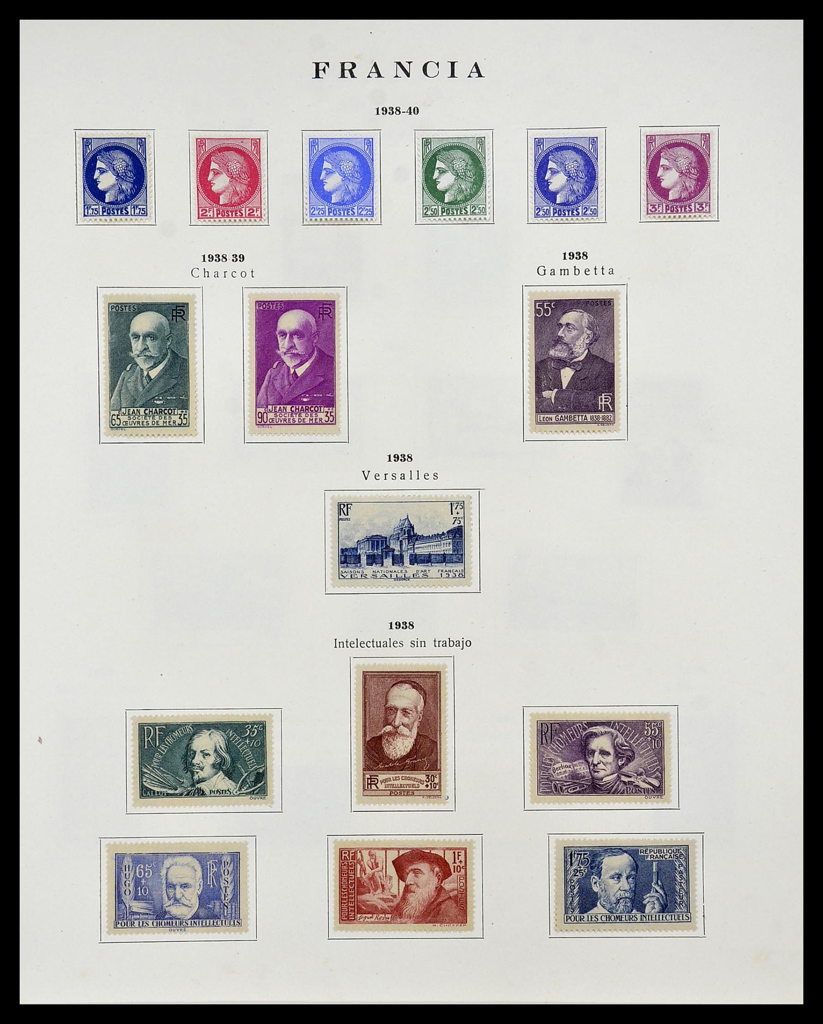 34721 019 - Postzegelverzameling 34721 Frankrijk 1853-1983.