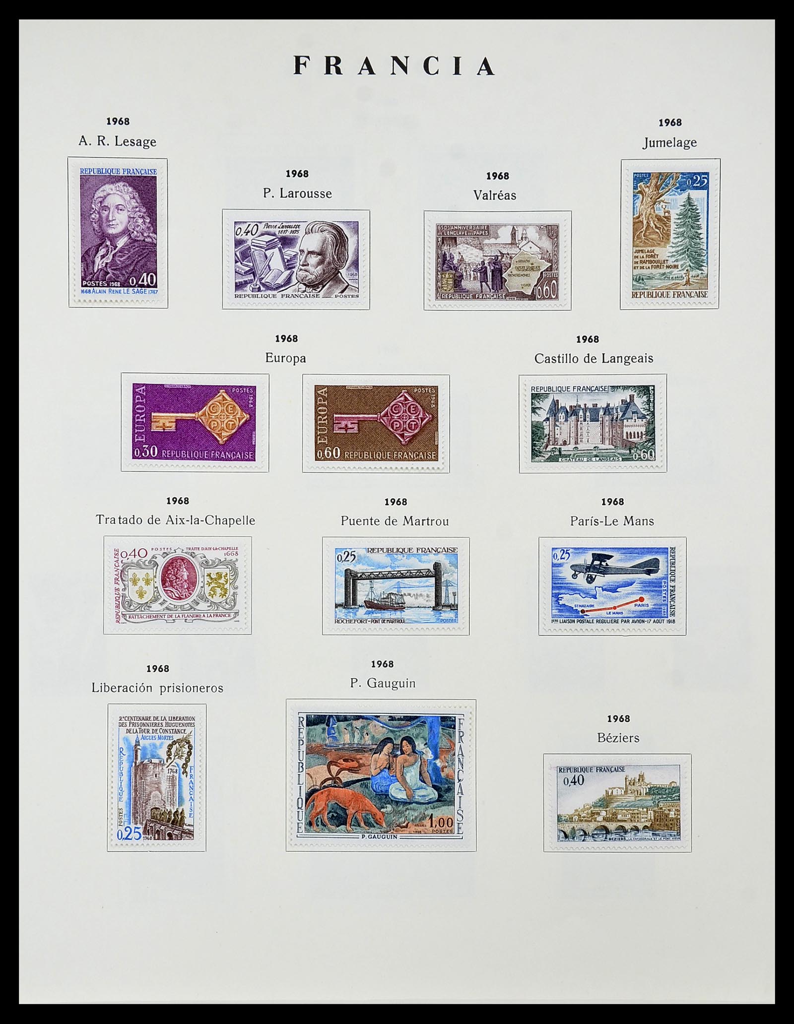 34721 102 - Postzegelverzameling 34721 Frankrijk 1853-1983.