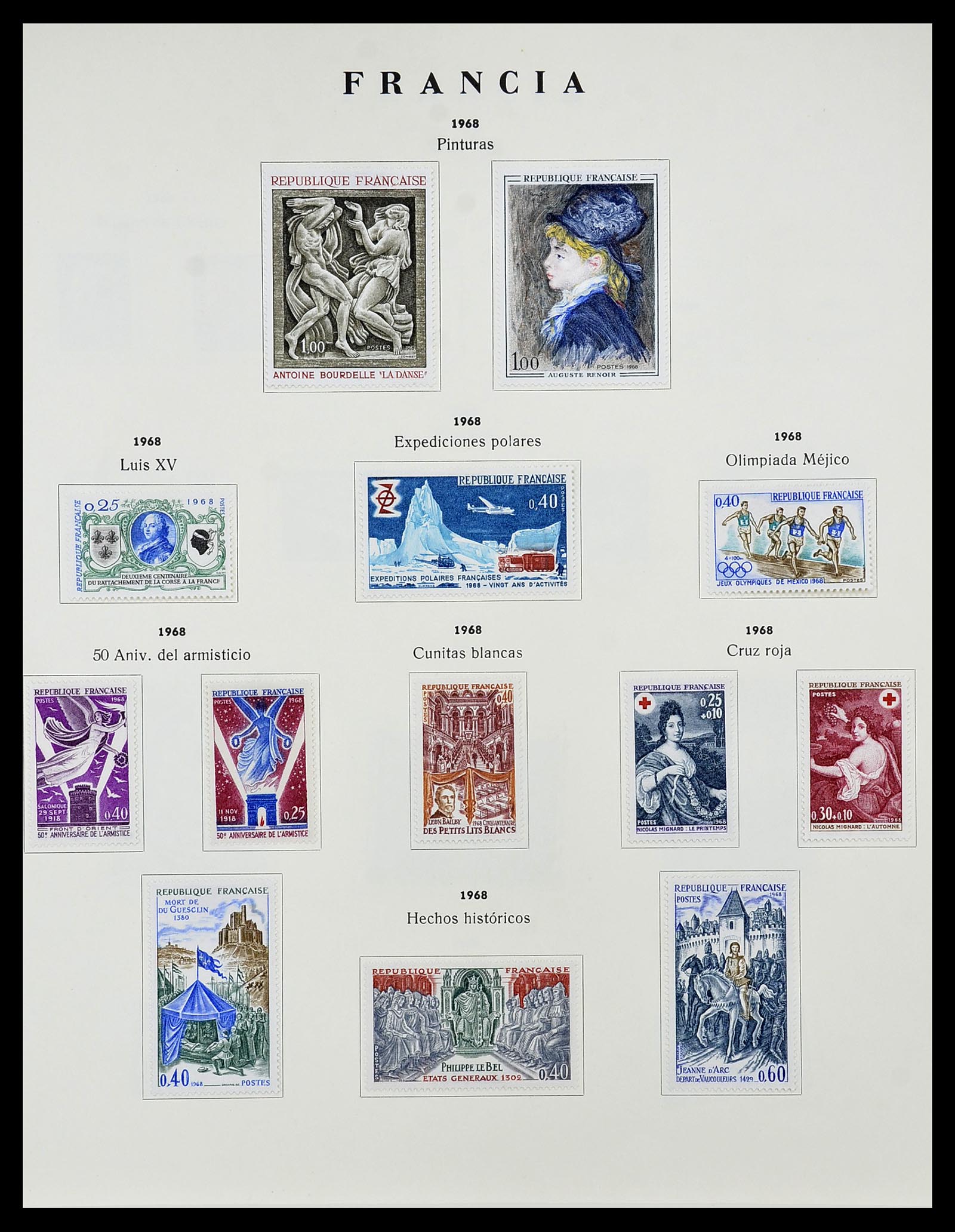 34721 103 - Postzegelverzameling 34721 Frankrijk 1853-1983.