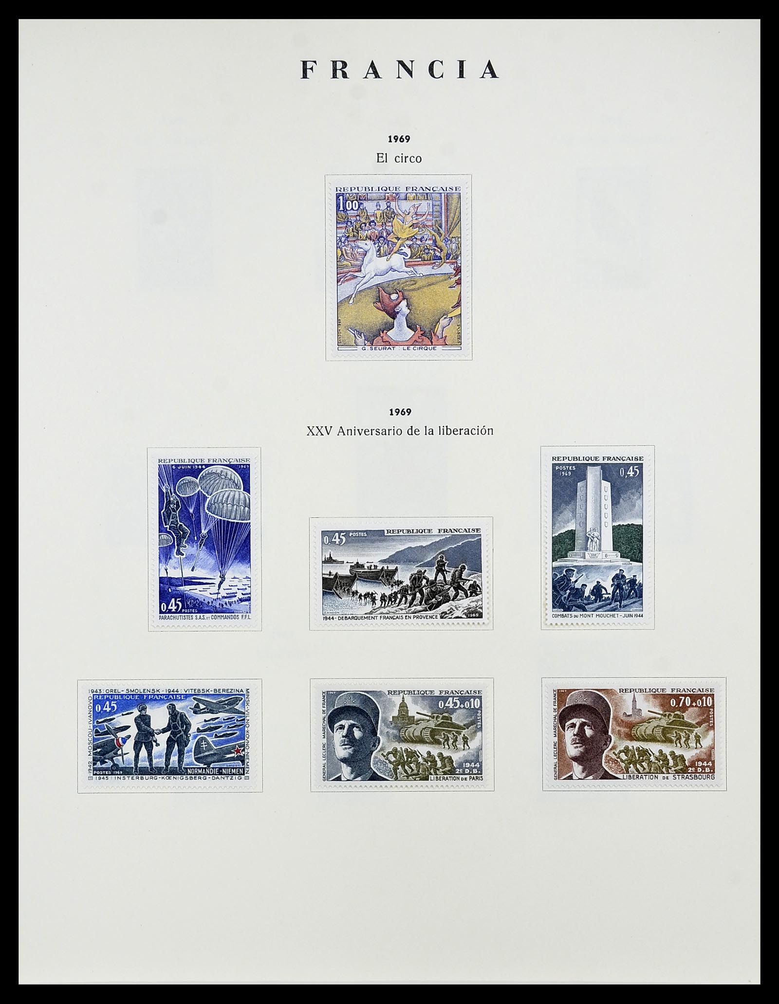 34721 106 - Postzegelverzameling 34721 Frankrijk 1853-1983.