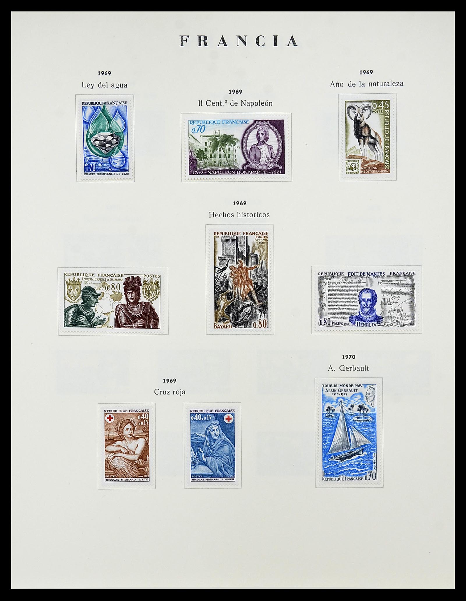 34721 107 - Postzegelverzameling 34721 Frankrijk 1853-1983.