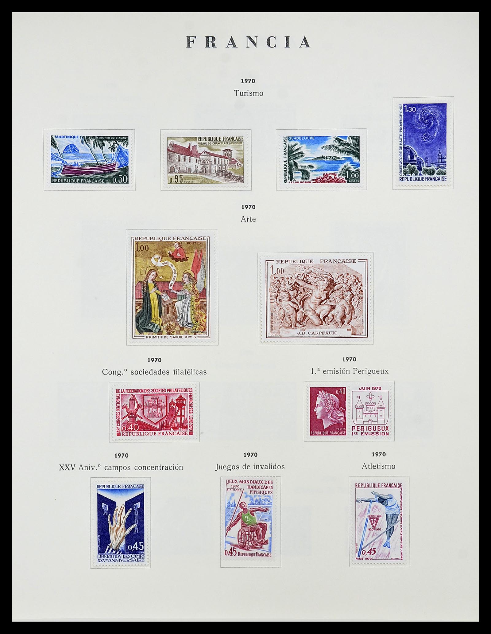 34721 110 - Postzegelverzameling 34721 Frankrijk 1853-1983.