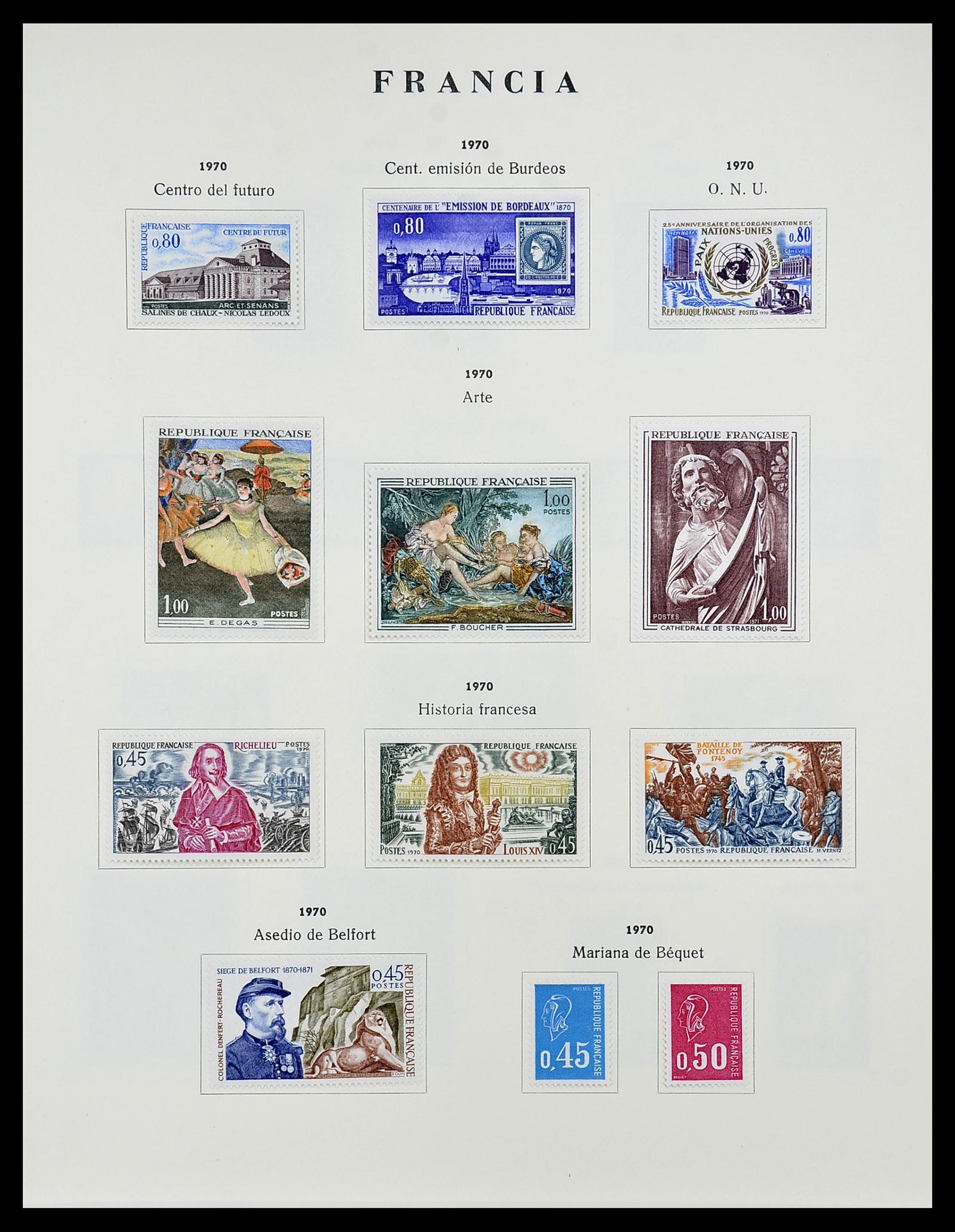 34721 111 - Postzegelverzameling 34721 Frankrijk 1853-1983.