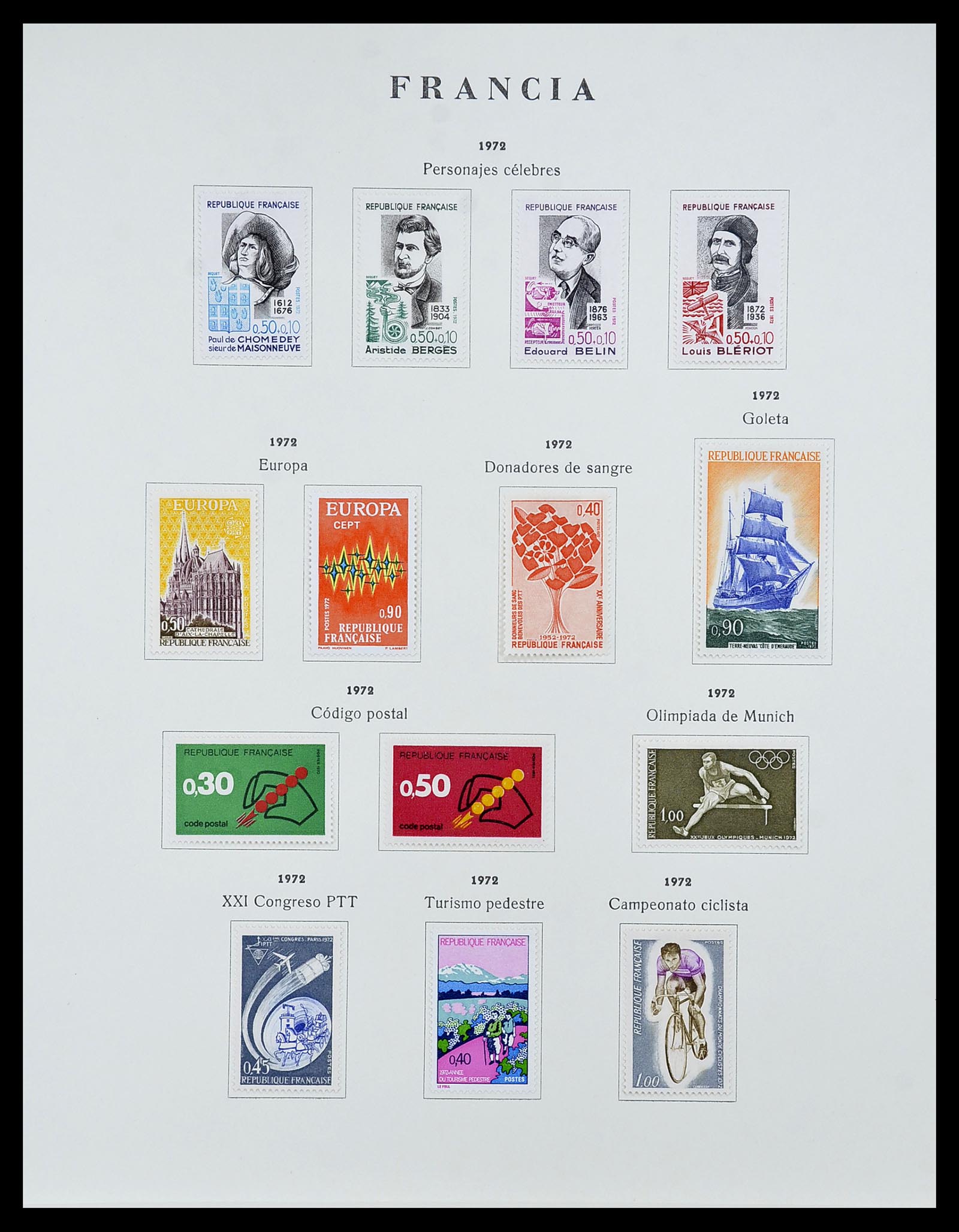 34721 116 - Postzegelverzameling 34721 Frankrijk 1853-1983.