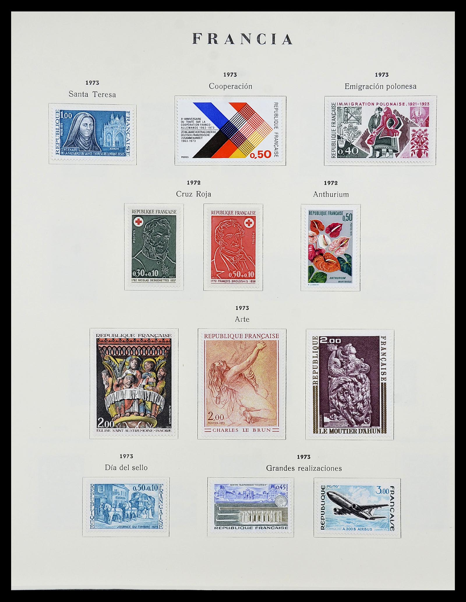 34721 118 - Postzegelverzameling 34721 Frankrijk 1853-1983.