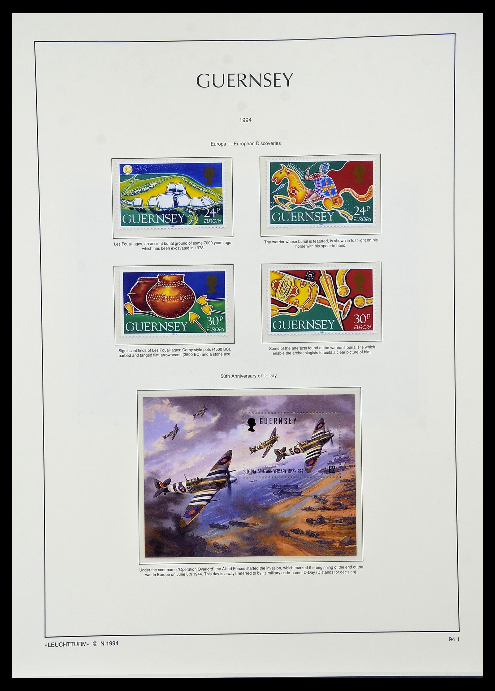 34728 122 - Postzegelverzameling 34728 Guernsey 1941-2019!!