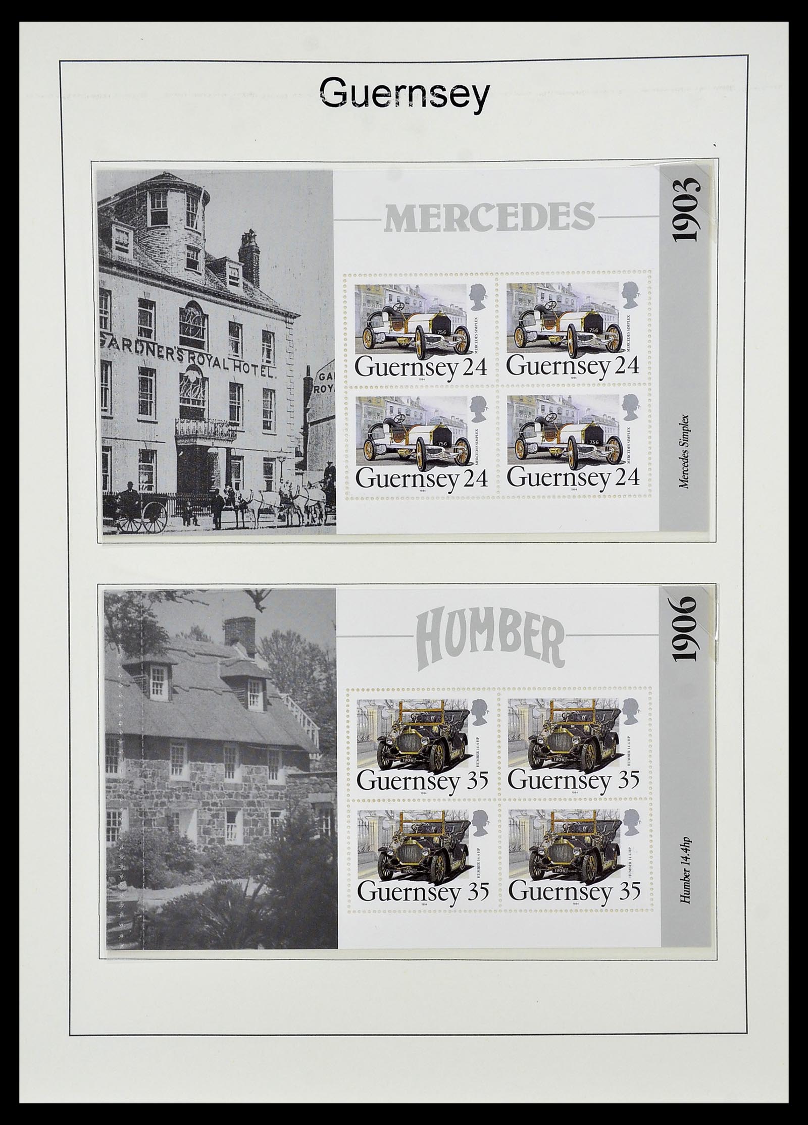 34728 126 - Postzegelverzameling 34728 Guernsey 1941-2019!!