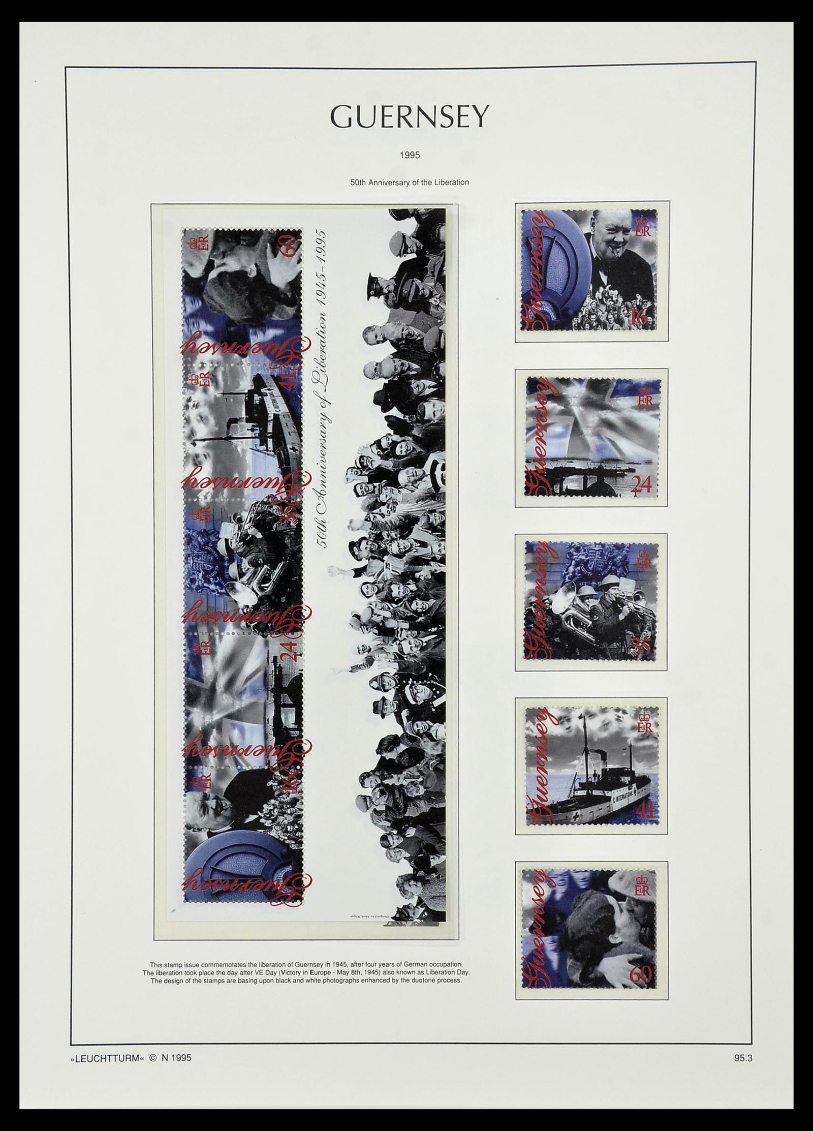 34728 132 - Postzegelverzameling 34728 Guernsey 1941-2019!!