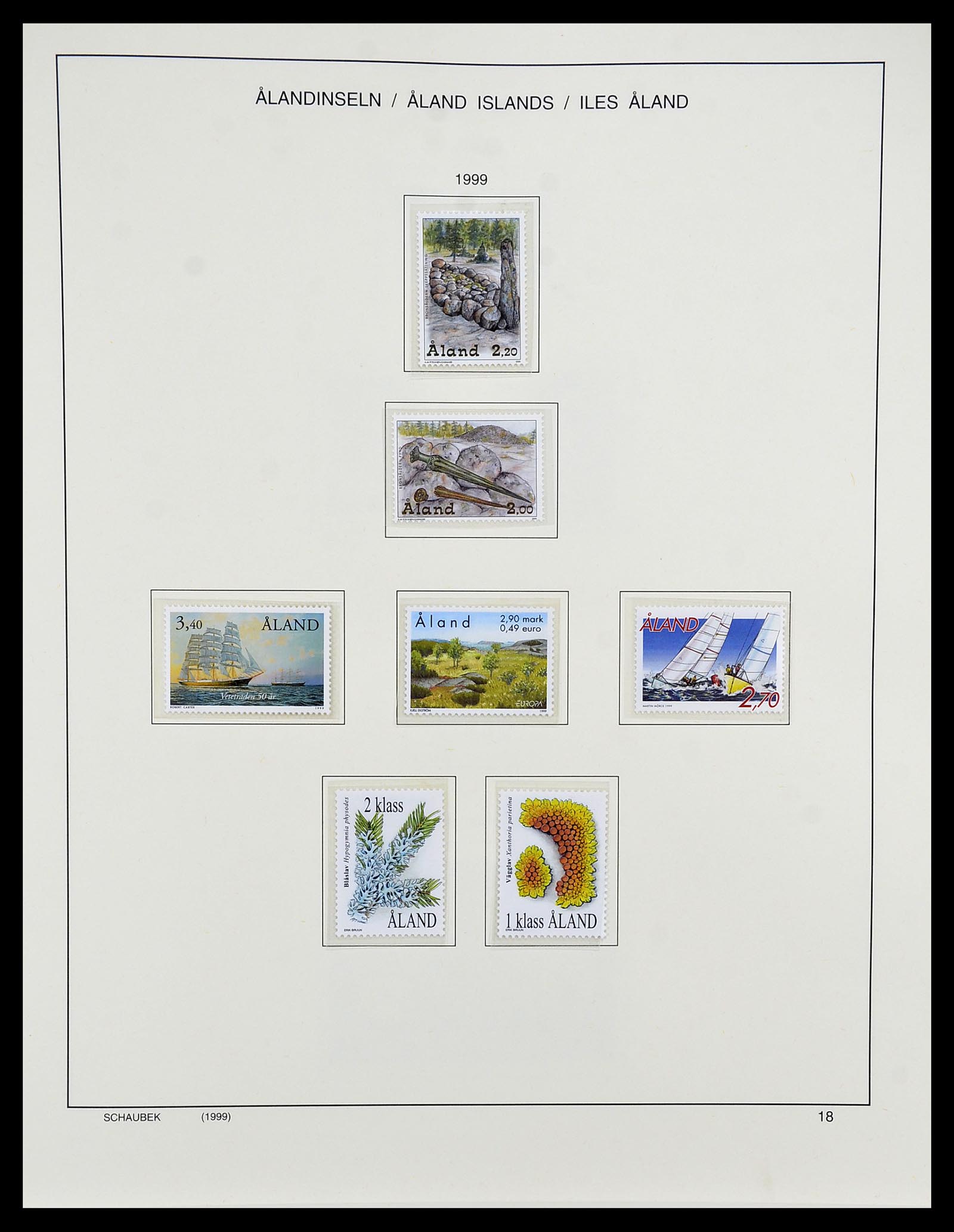34733 442 - Postzegelverzameling 34733 Scandinavië 1856-1999.