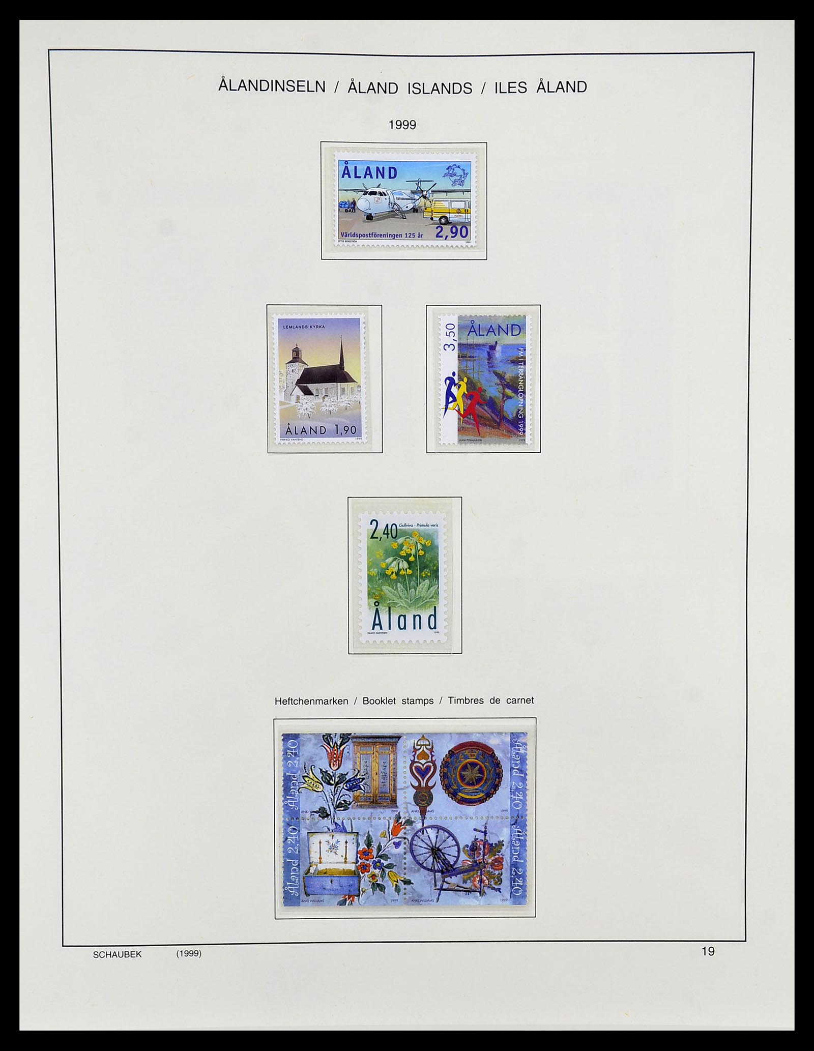 34733 443 - Postzegelverzameling 34733 Scandinavië 1856-1999.
