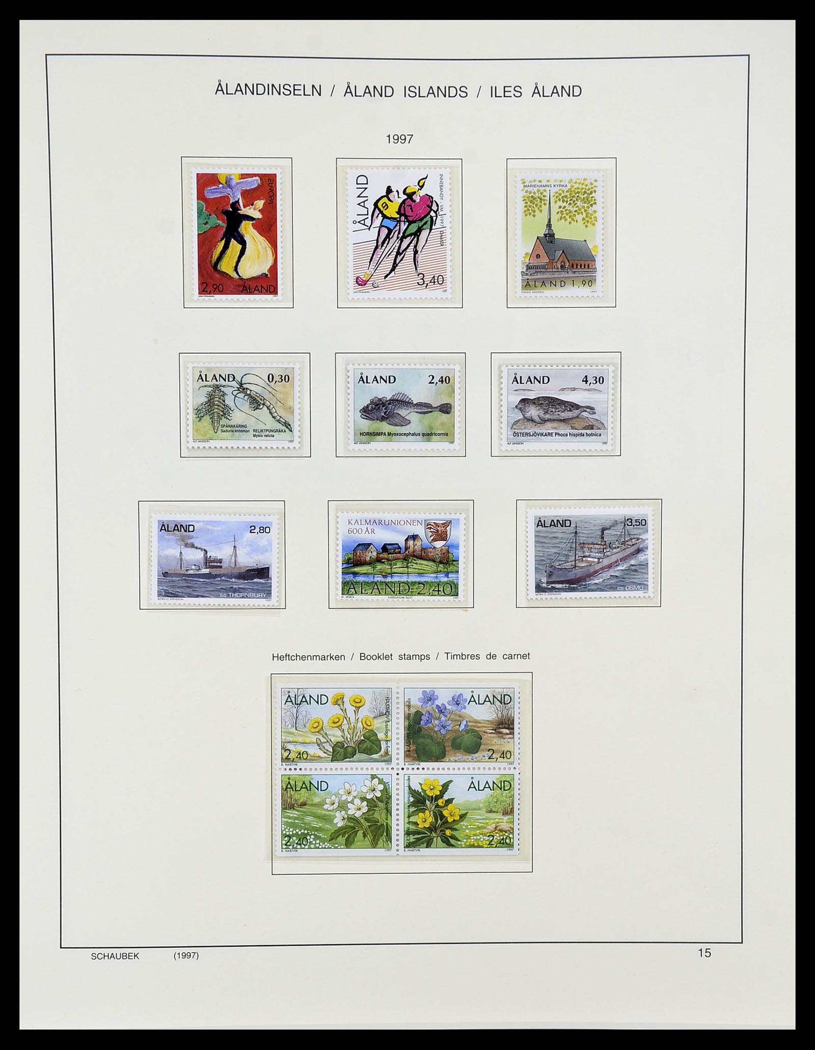 34733 448 - Postzegelverzameling 34733 Scandinavië 1856-1999.