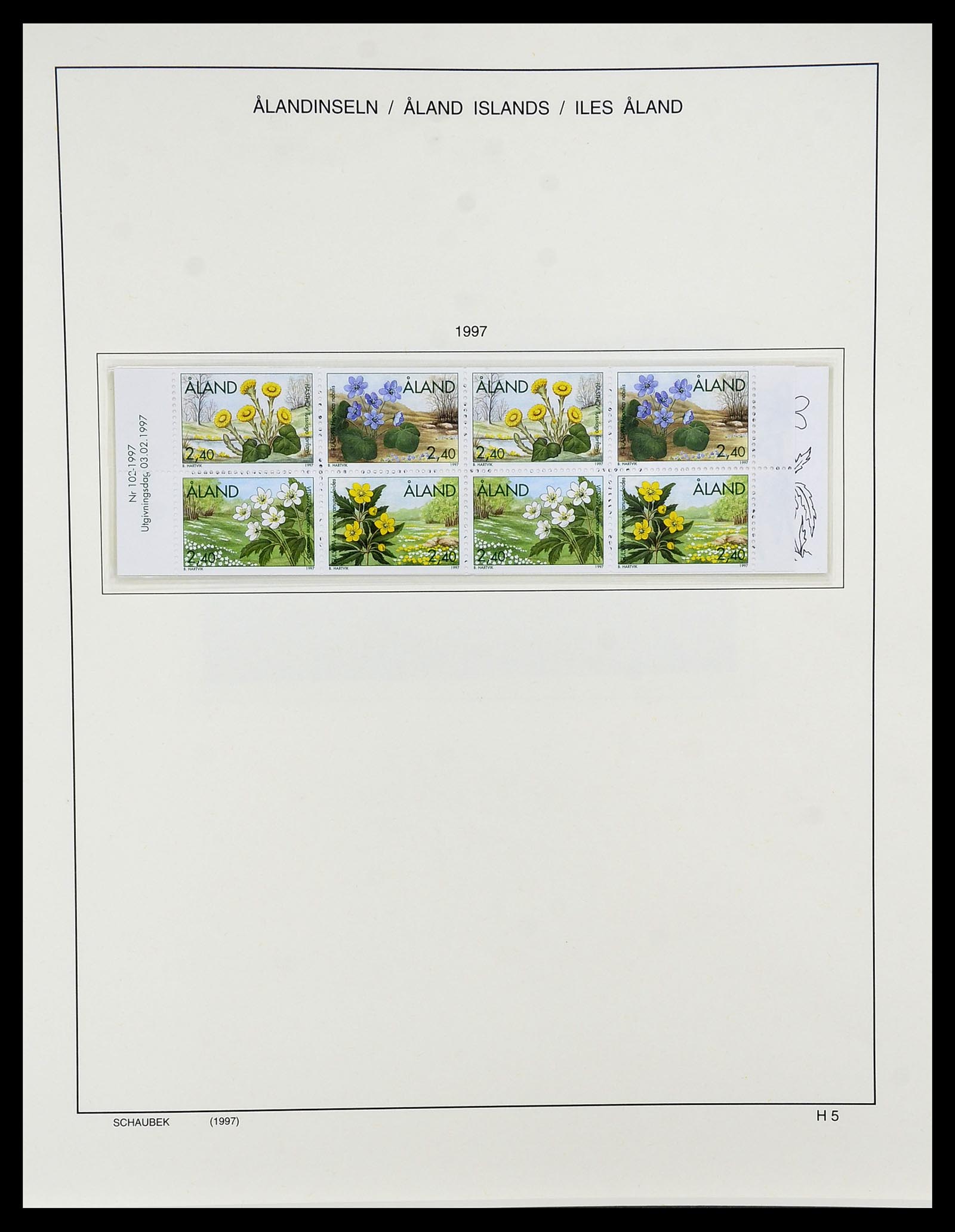 34733 449 - Postzegelverzameling 34733 Scandinavië 1856-1999.