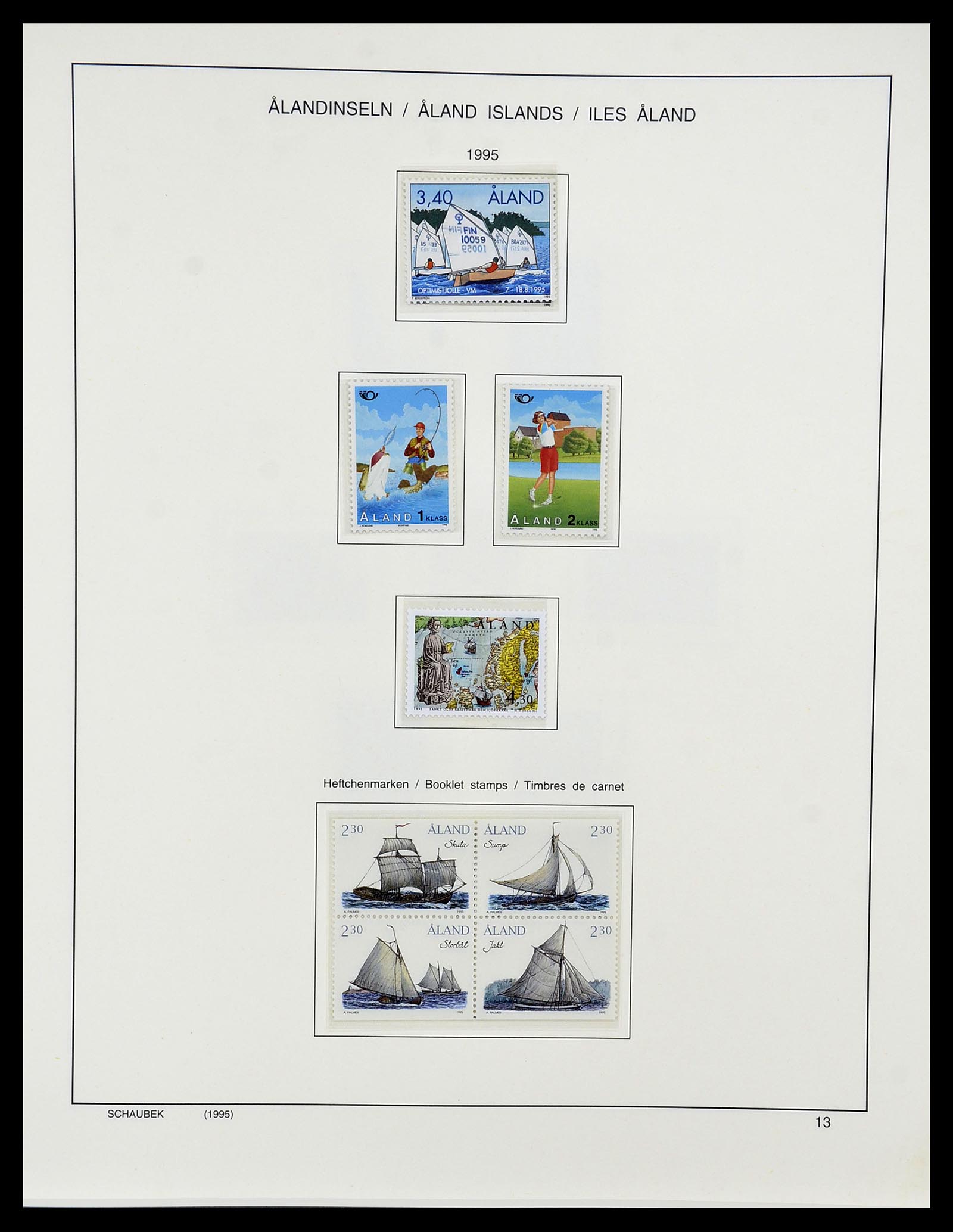 34733 453 - Postzegelverzameling 34733 Scandinavië 1856-1999.