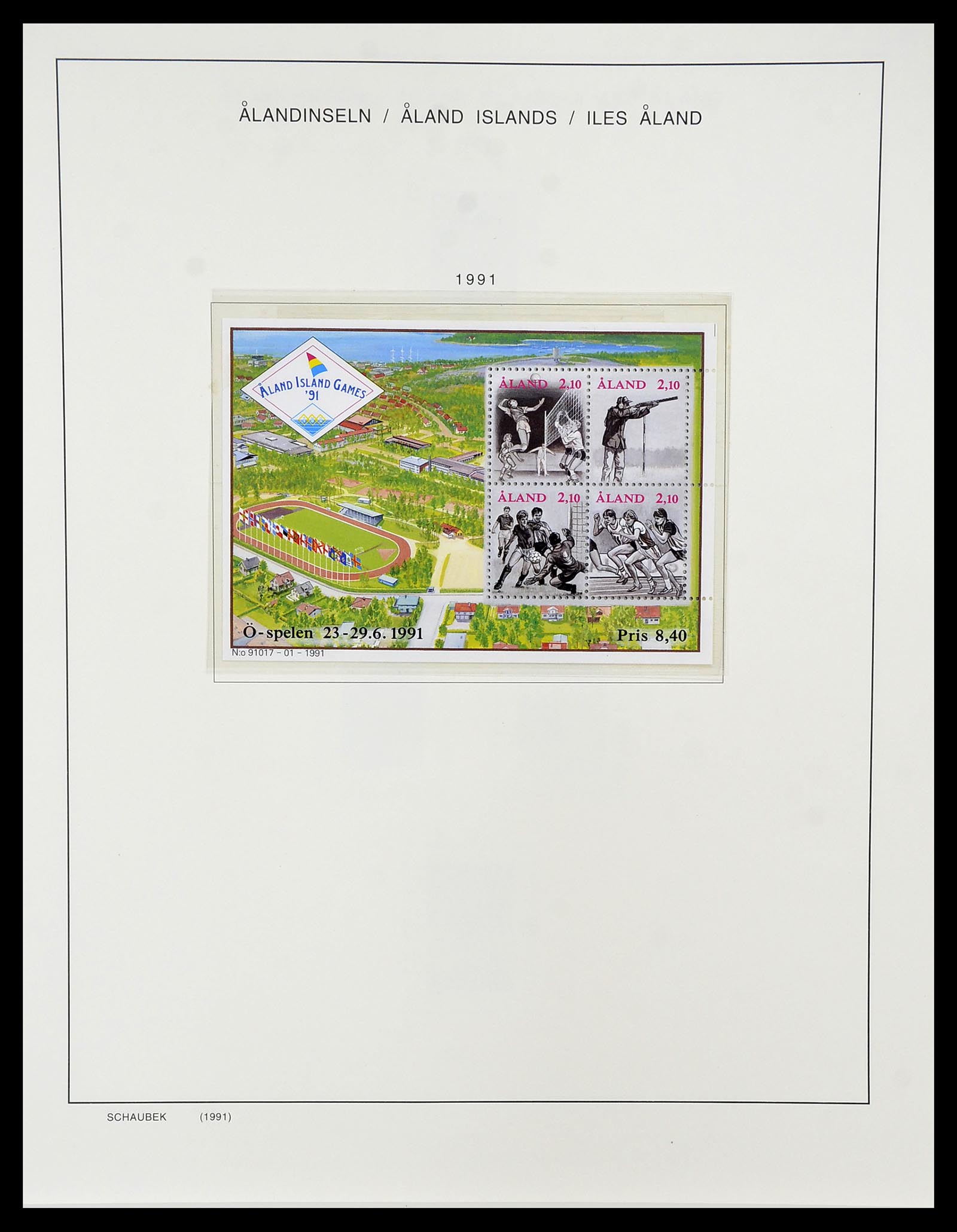 34733 463 - Postzegelverzameling 34733 Scandinavië 1856-1999.