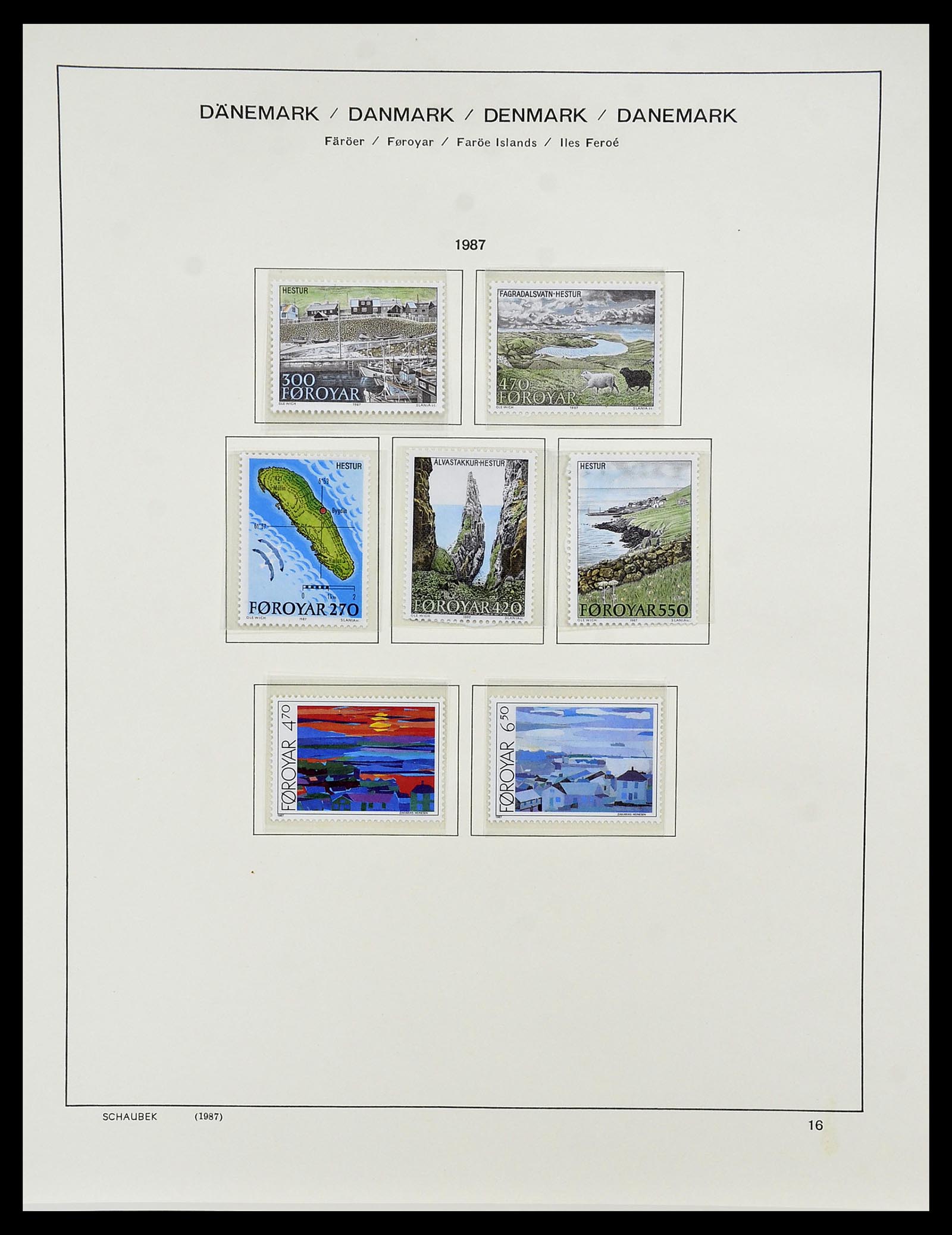 34733 488 - Postzegelverzameling 34733 Scandinavië 1856-1999.