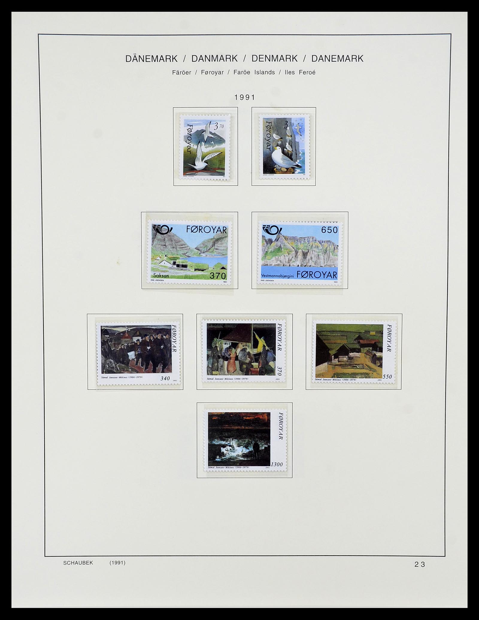 34733 496 - Postzegelverzameling 34733 Scandinavië 1856-1999.