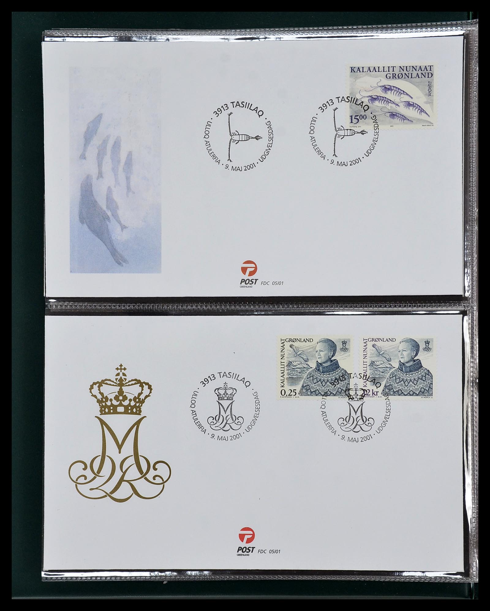 34754 081 - Postzegelverzameling 34754 Groenland FDC's 1959-2018!