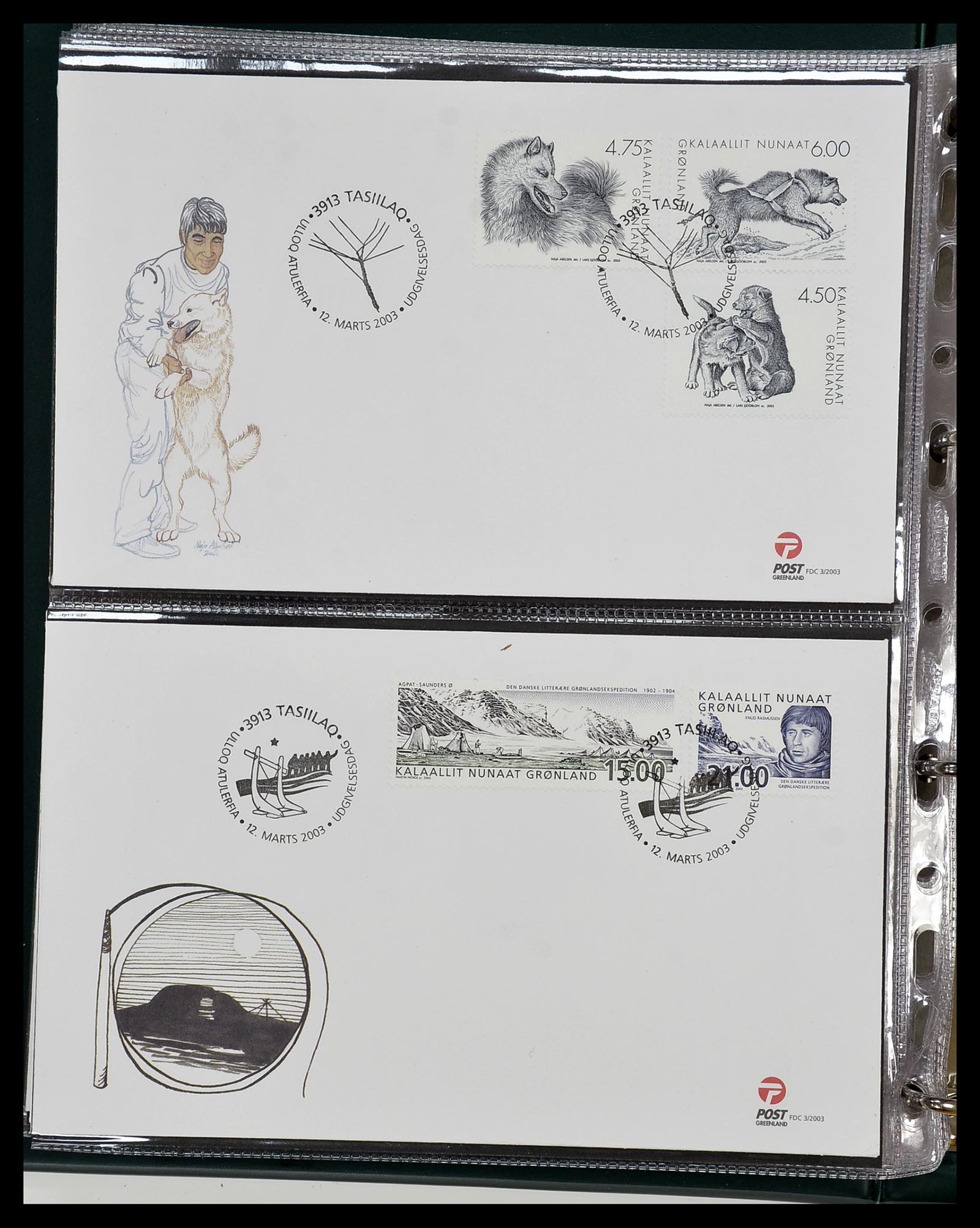 34754 085 - Postzegelverzameling 34754 Groenland FDC's 1959-2018!