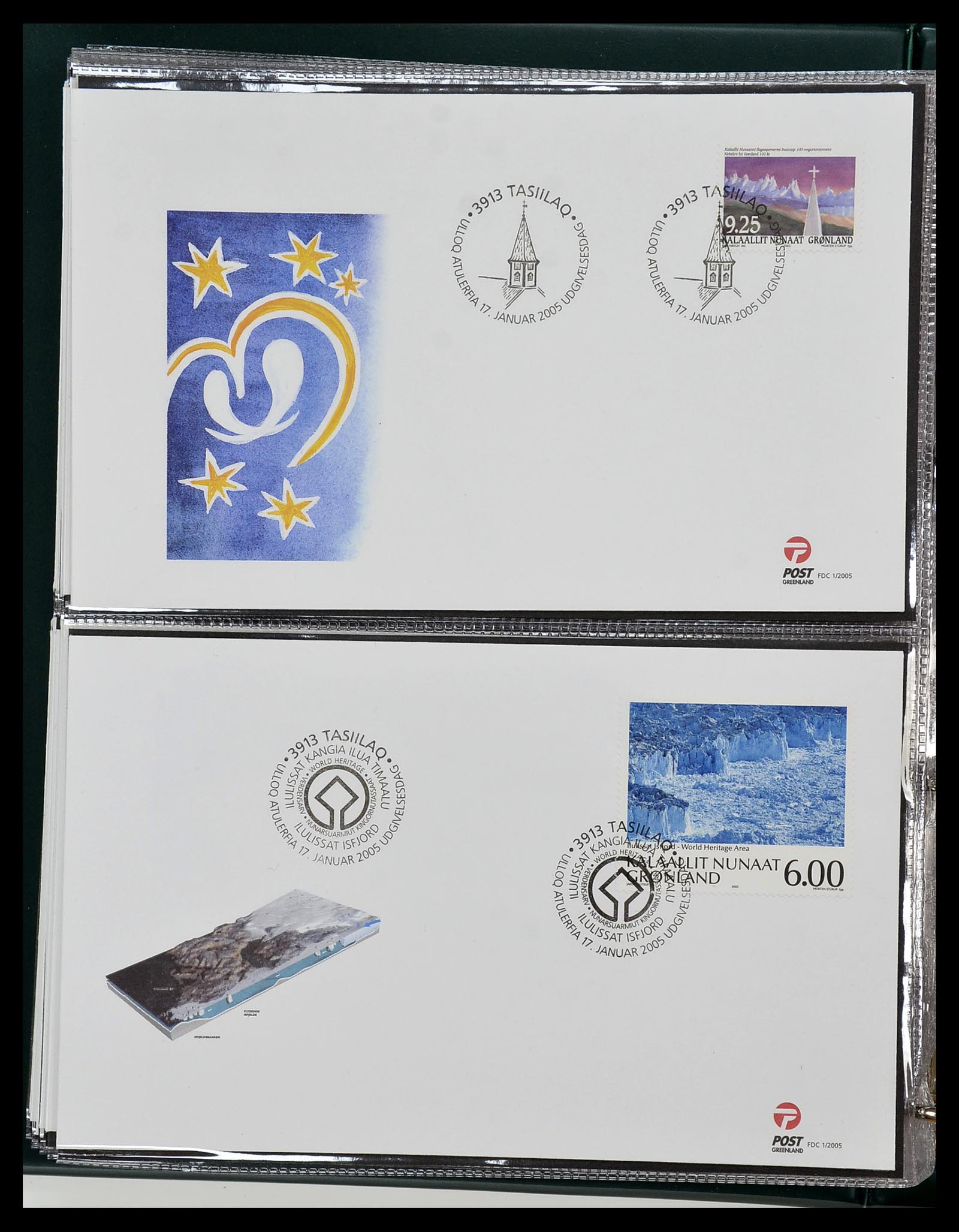 34754 095 - Postzegelverzameling 34754 Groenland FDC's 1959-2018!