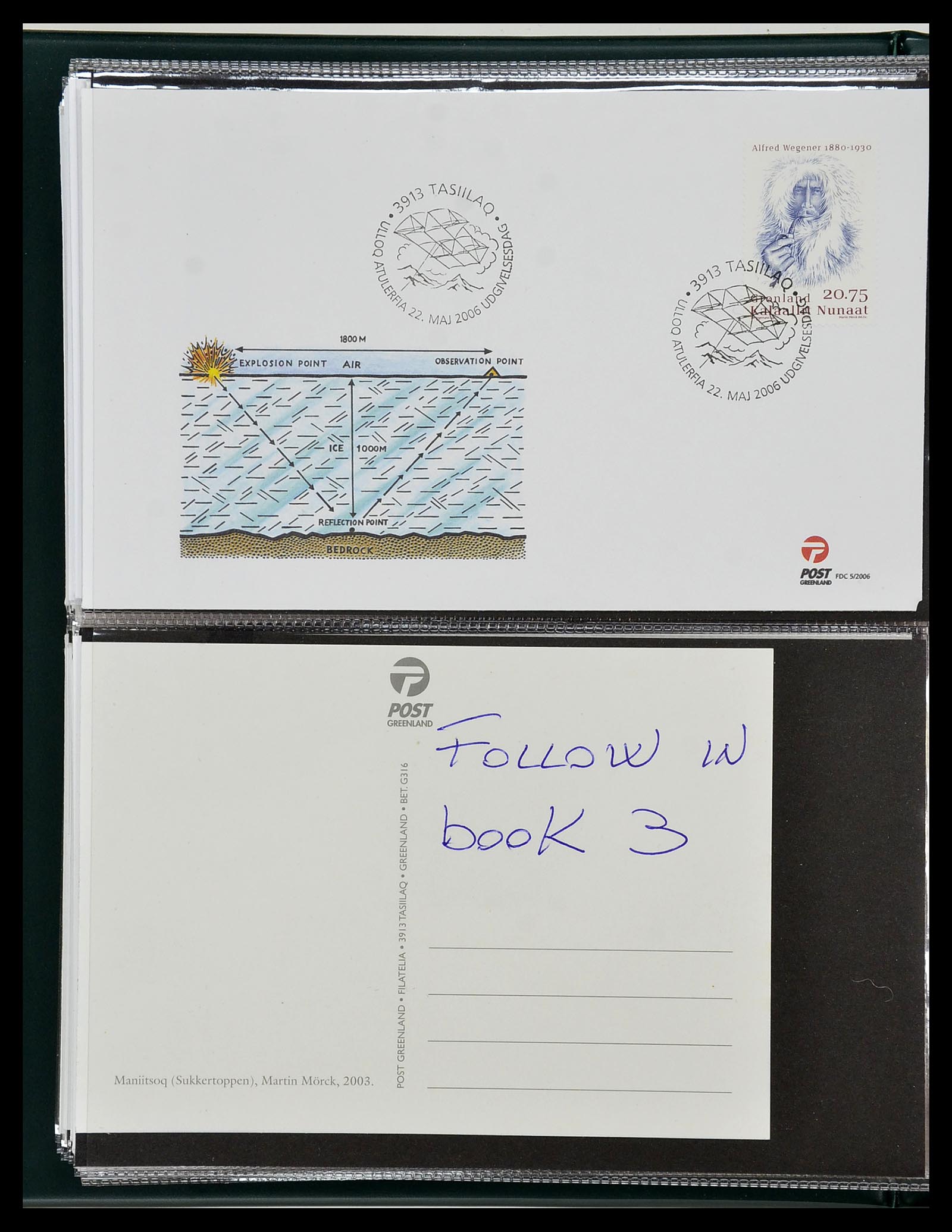 34754 103 - Postzegelverzameling 34754 Groenland FDC's 1959-2018!