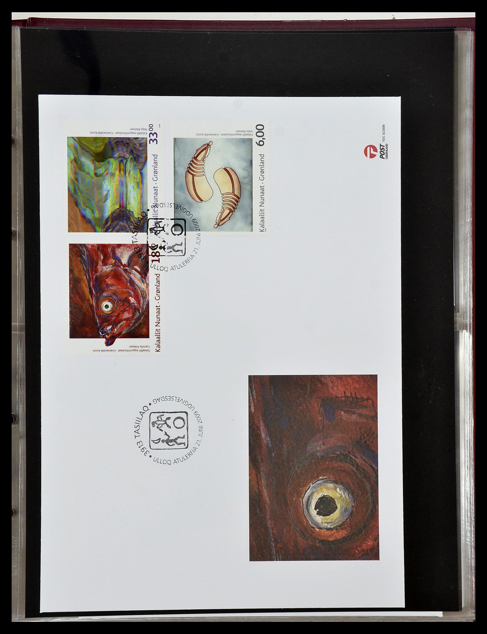 34754 121 - Postzegelverzameling 34754 Groenland FDC's 1959-2018!