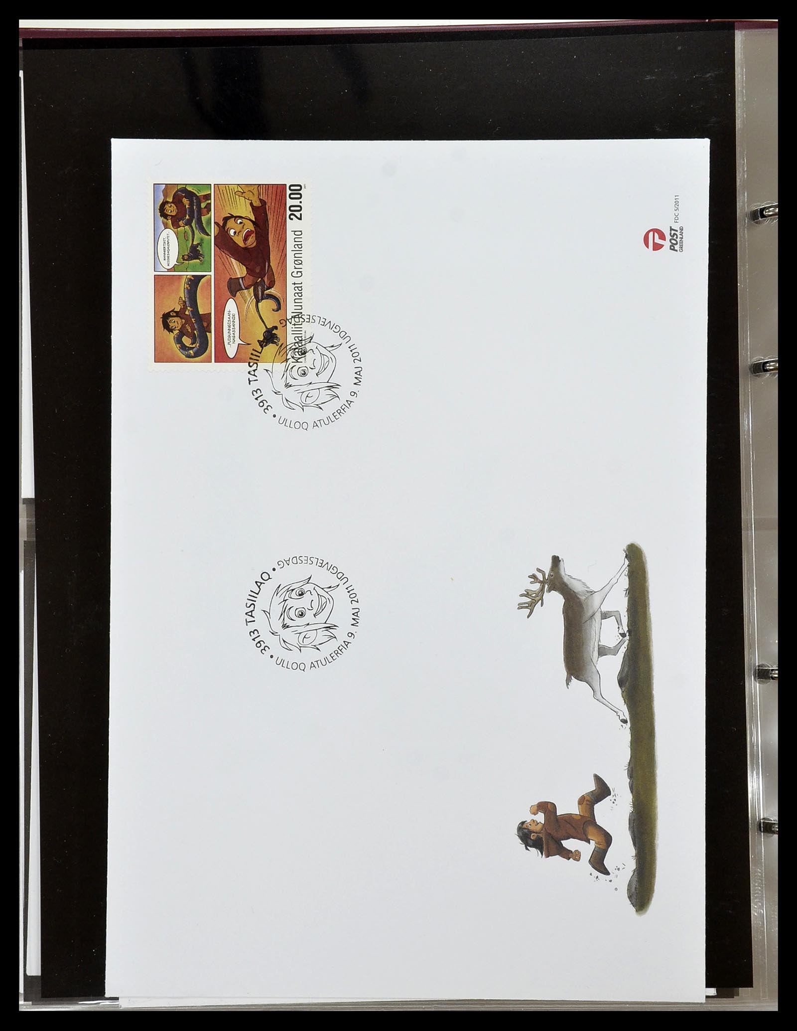 34754 132 - Postzegelverzameling 34754 Groenland FDC's 1959-2018!