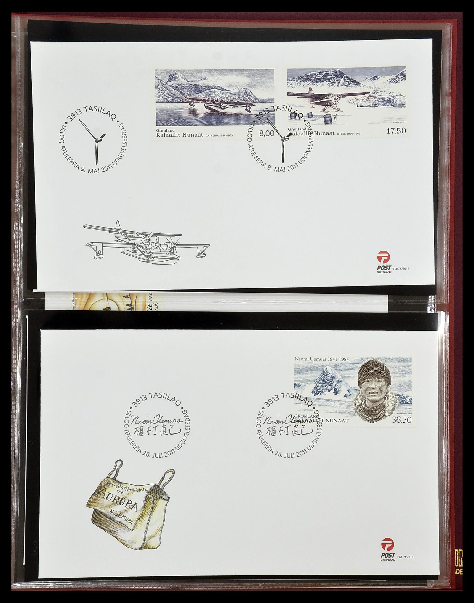34754 136 - Postzegelverzameling 34754 Groenland FDC's 1959-2018!