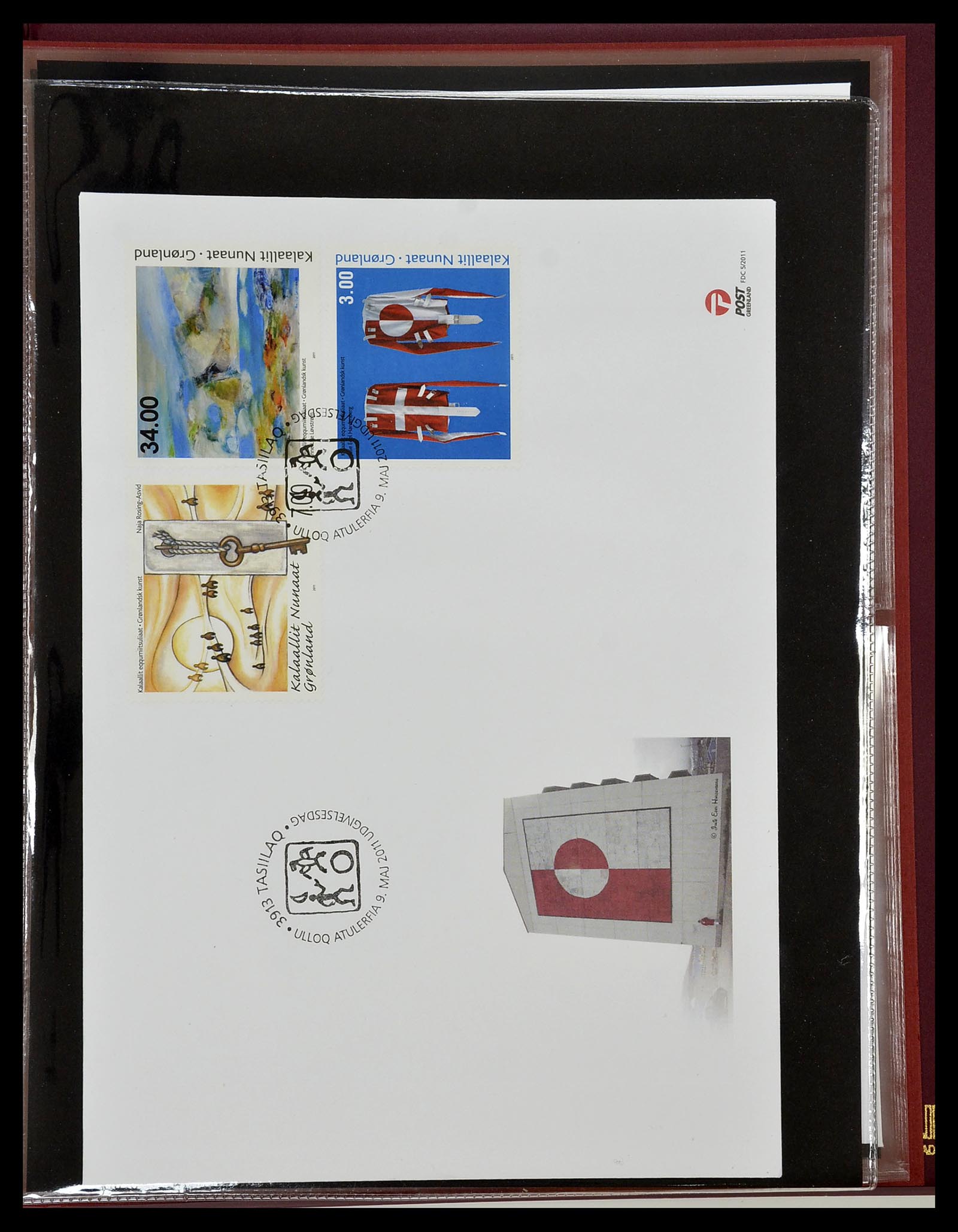 34754 139 - Postzegelverzameling 34754 Groenland FDC's 1959-2018!
