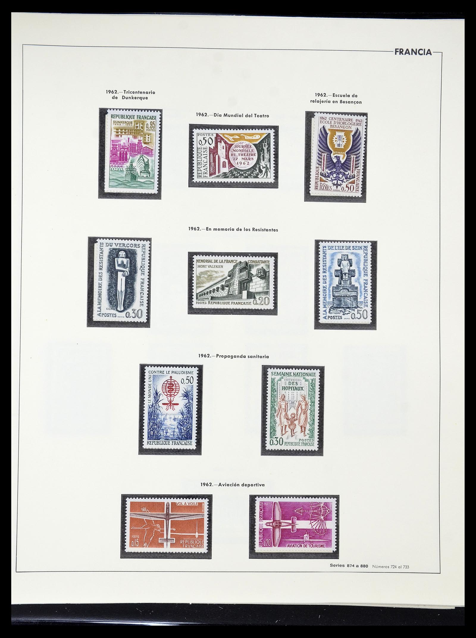 34755 121 - Postzegelverzameling 34755 Frankrijk 1900-2000.
