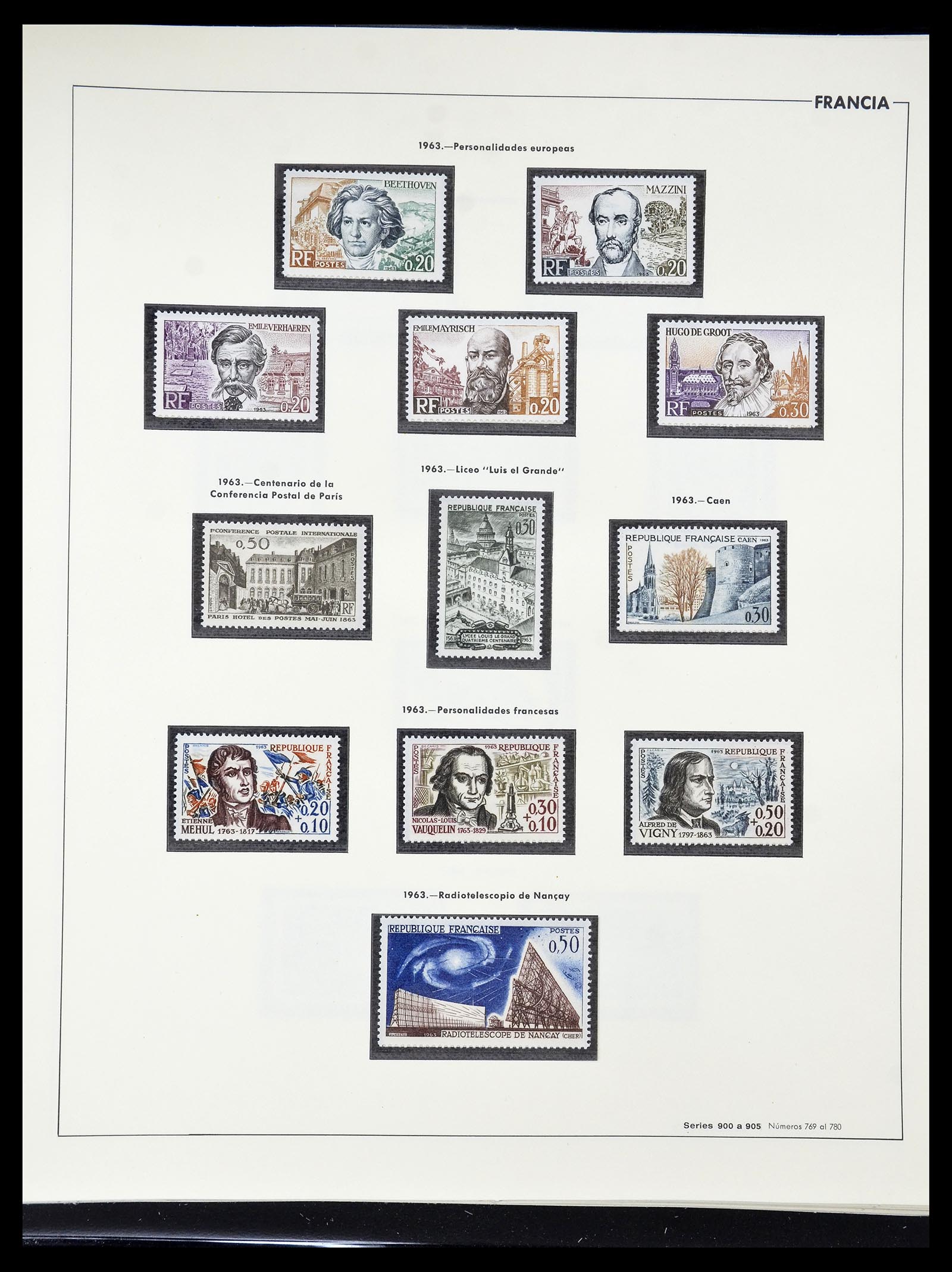 34755 126 - Postzegelverzameling 34755 Frankrijk 1900-2000.
