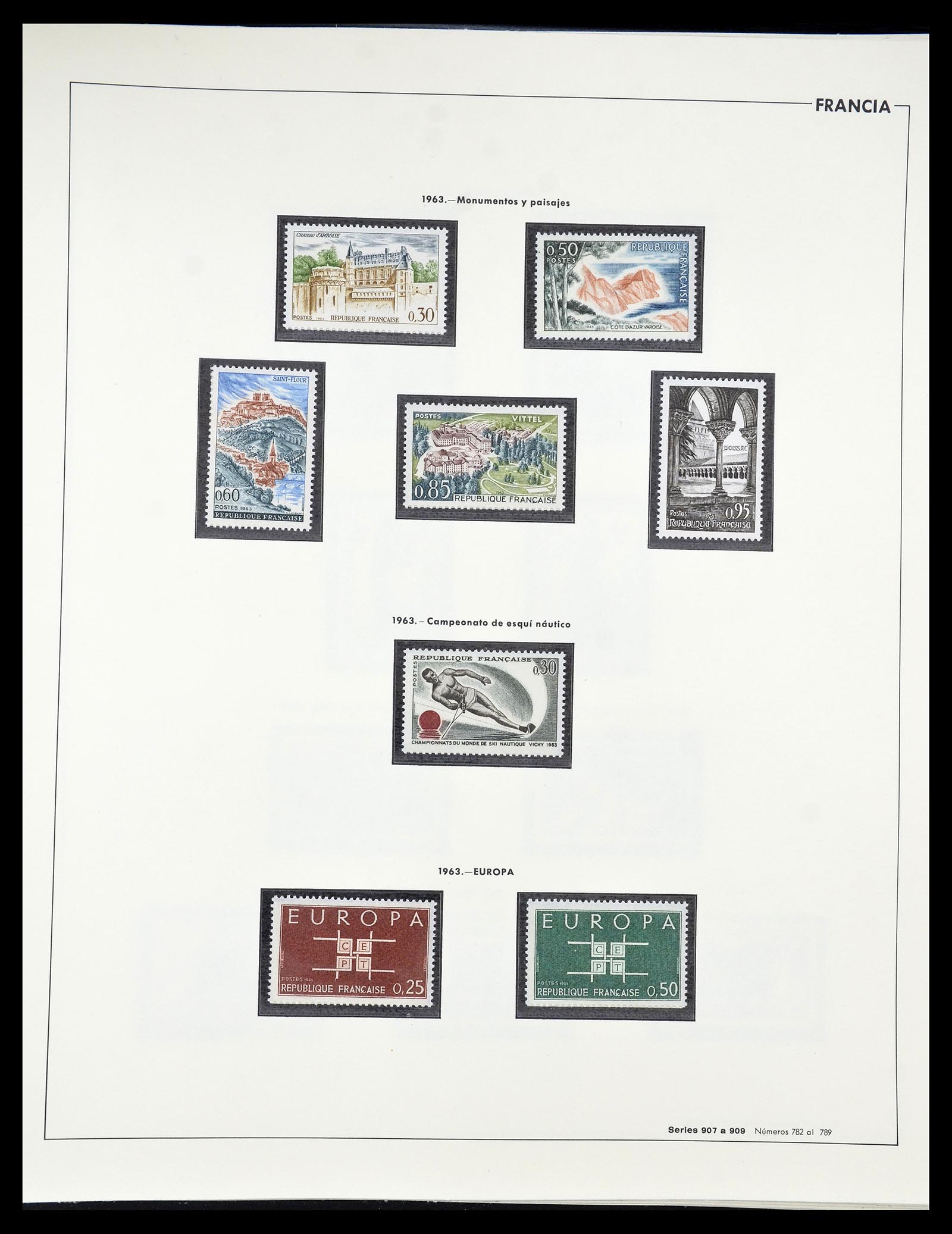 34755 127 - Postzegelverzameling 34755 Frankrijk 1900-2000.