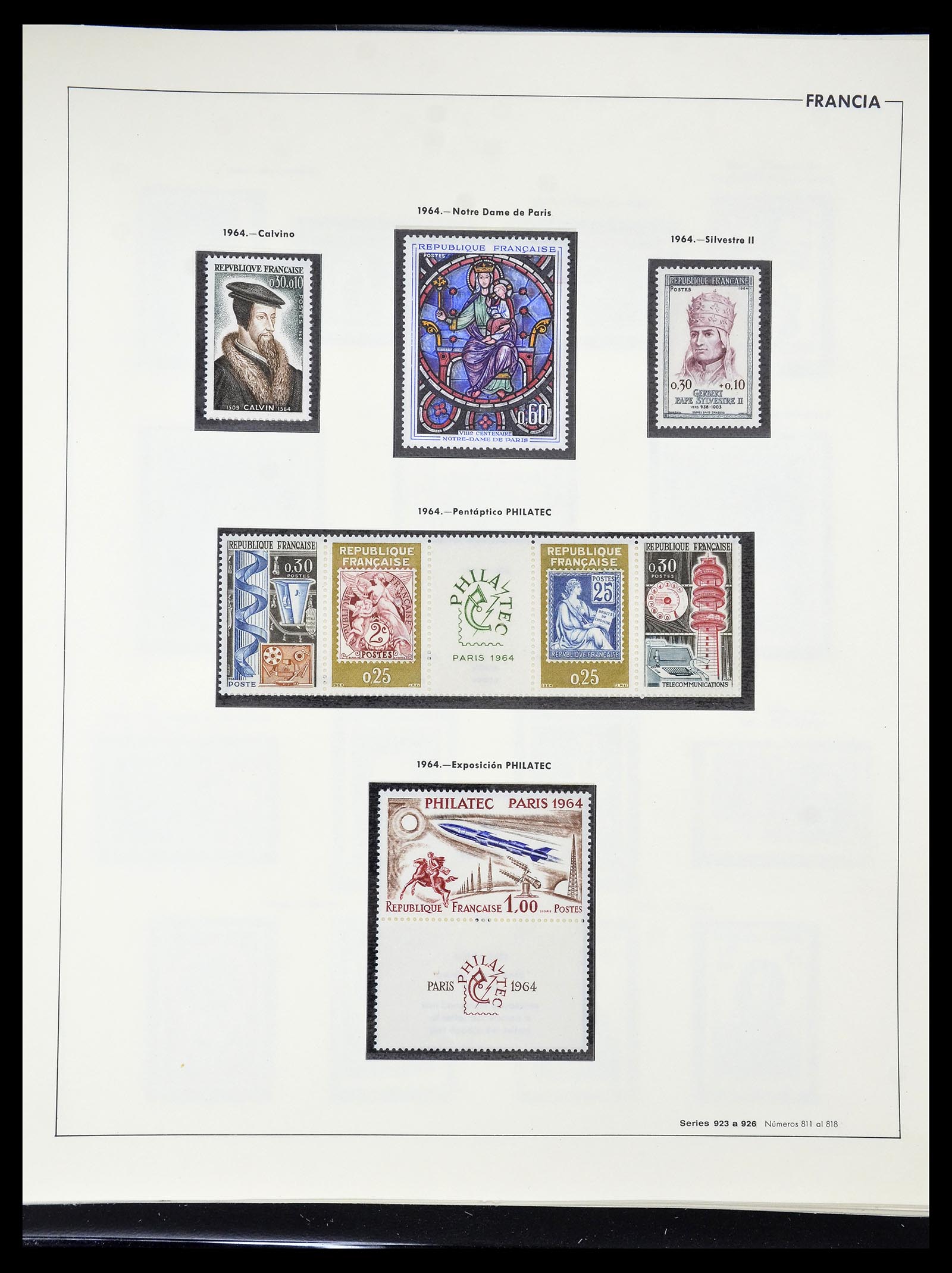 34755 130 - Postzegelverzameling 34755 Frankrijk 1900-2000.