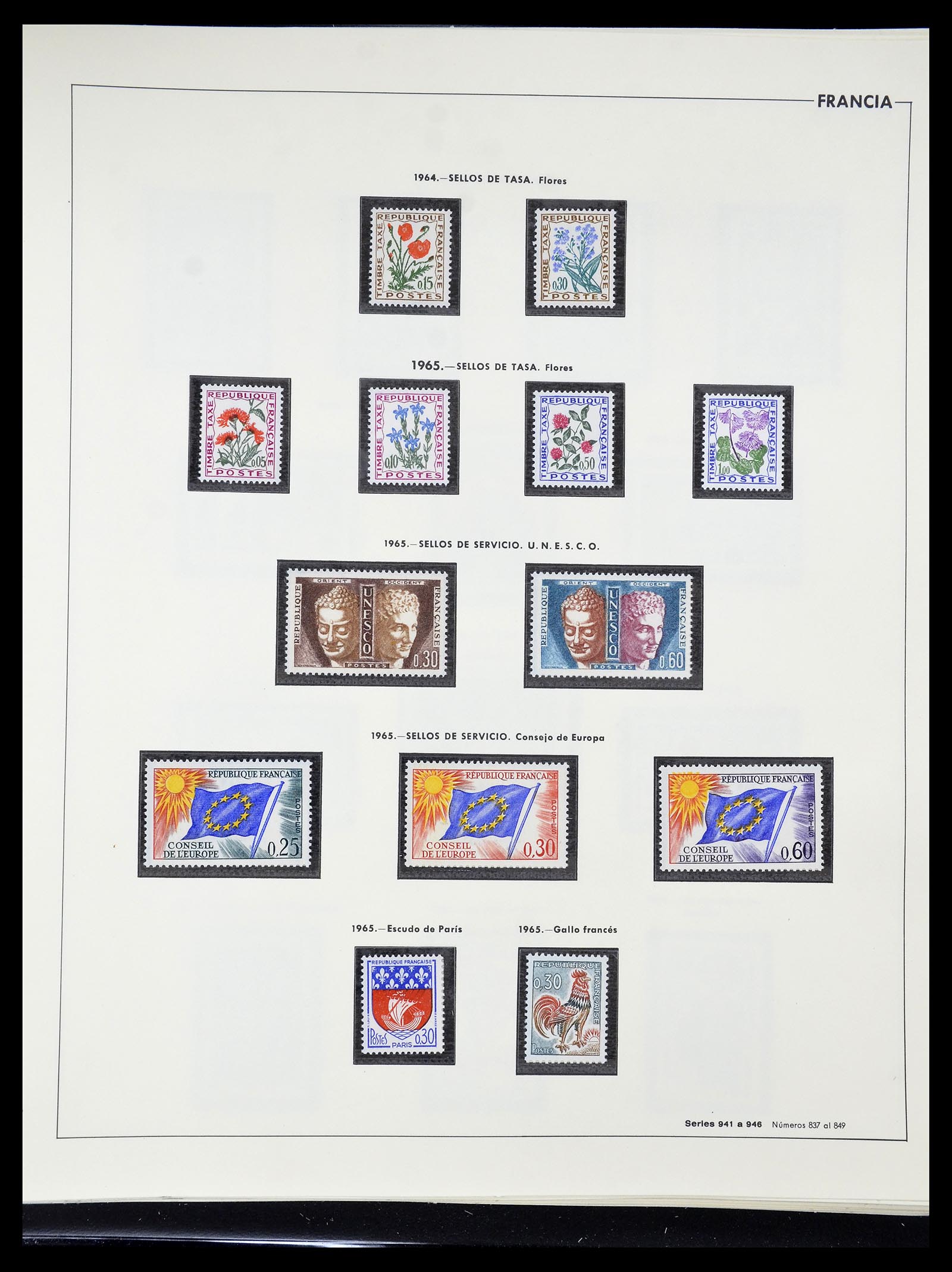 34755 132 - Postzegelverzameling 34755 Frankrijk 1900-2000.