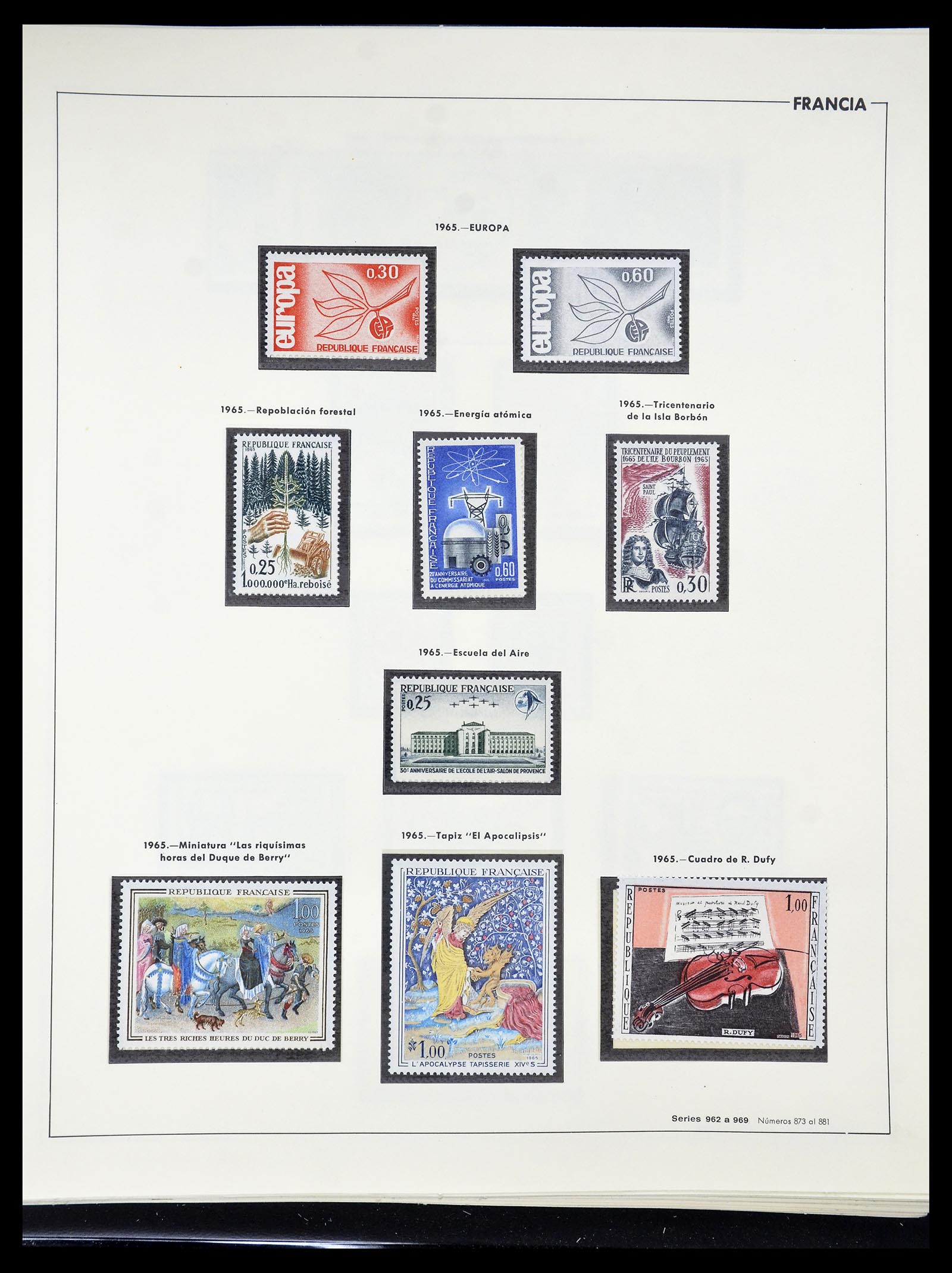 34755 135 - Postzegelverzameling 34755 Frankrijk 1900-2000.