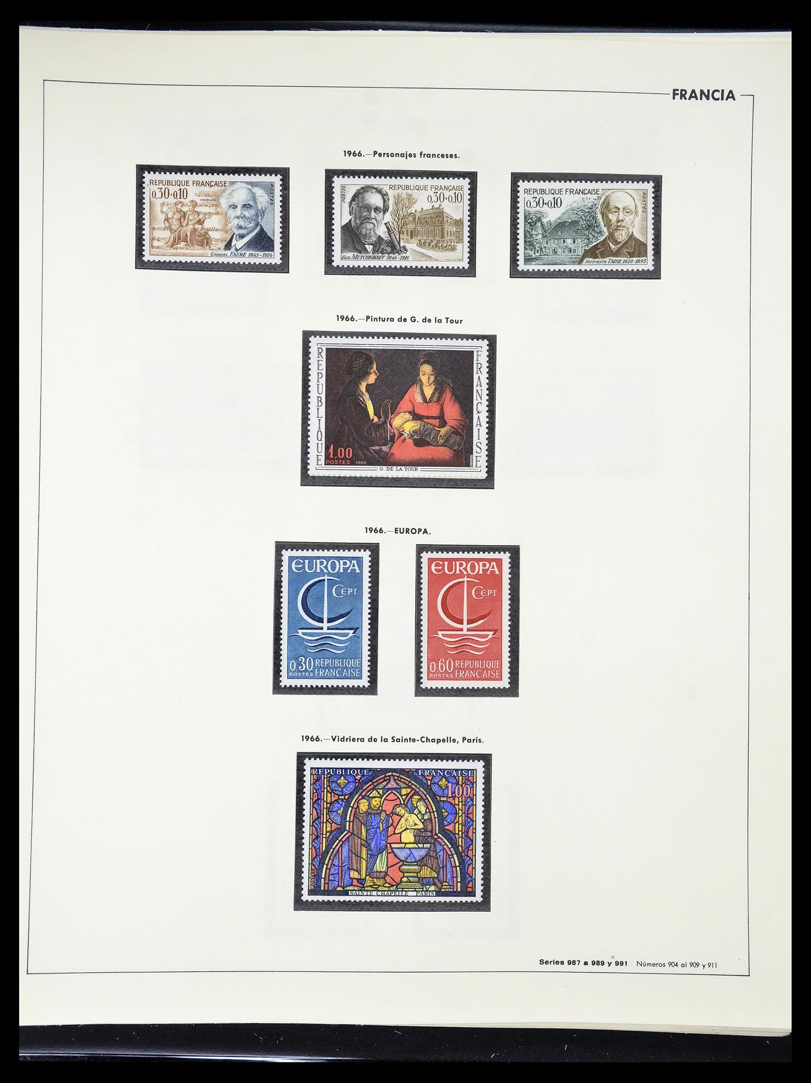 34755 138 - Postzegelverzameling 34755 Frankrijk 1900-2000.