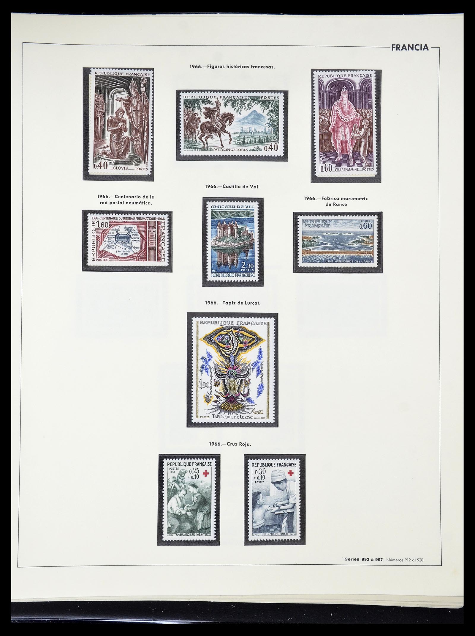 34755 139 - Postzegelverzameling 34755 Frankrijk 1900-2000.