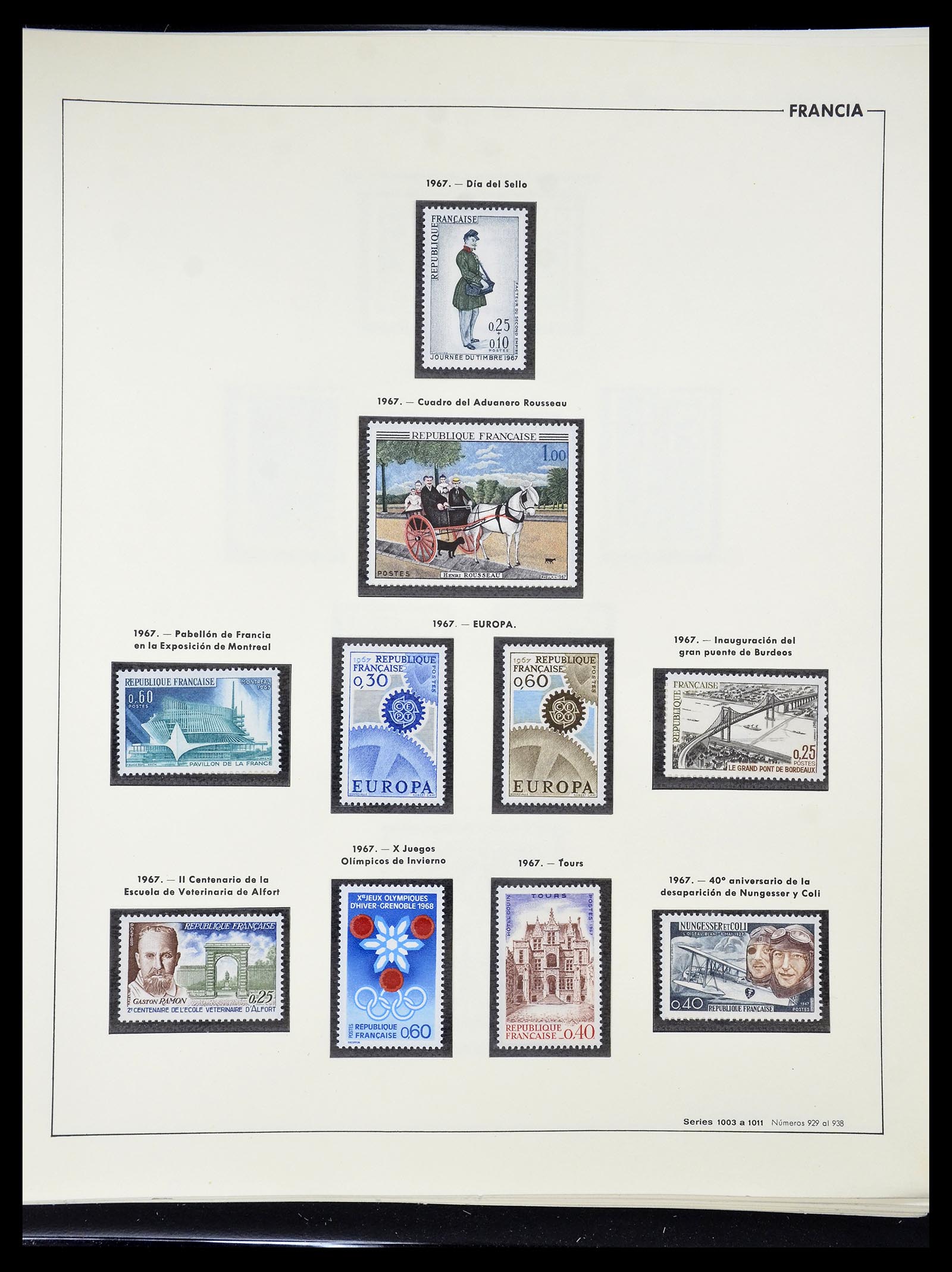 34755 141 - Postzegelverzameling 34755 Frankrijk 1900-2000.