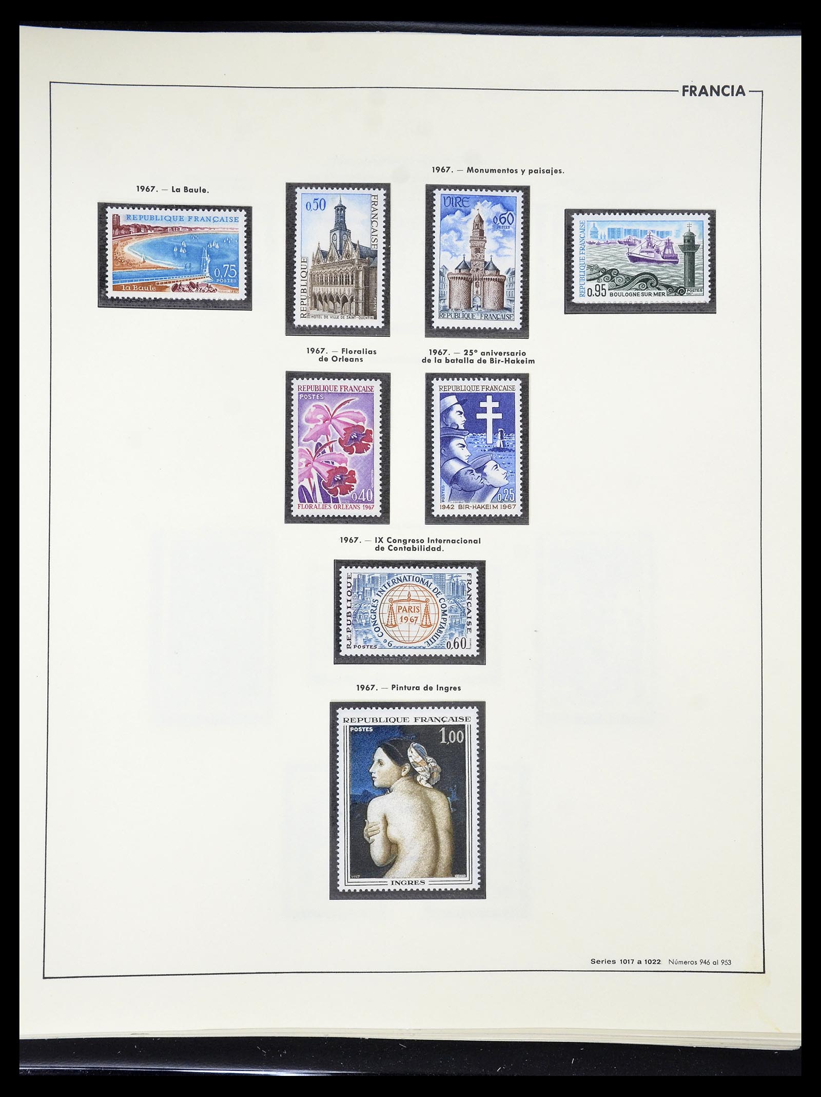 34755 143 - Postzegelverzameling 34755 Frankrijk 1900-2000.