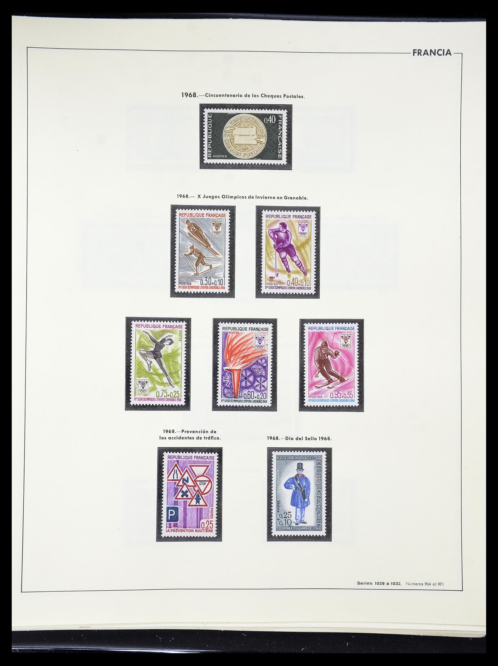 34755 145 - Postzegelverzameling 34755 Frankrijk 1900-2000.