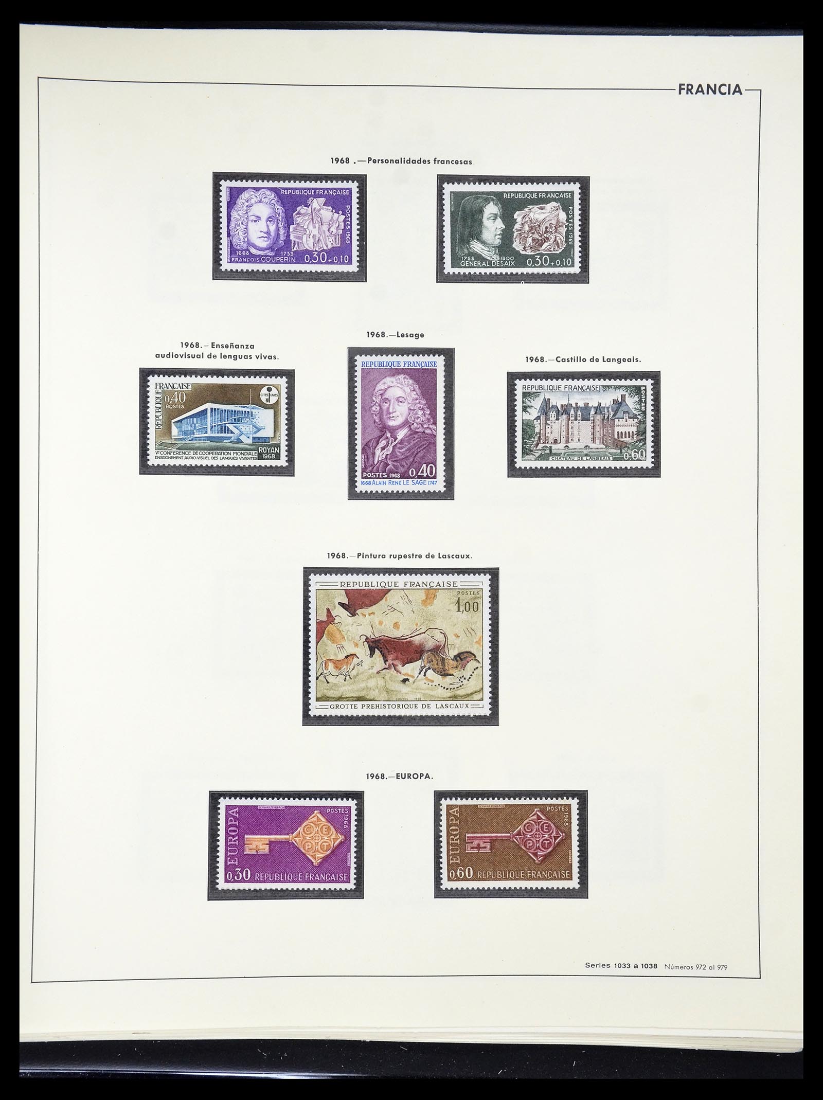 34755 146 - Postzegelverzameling 34755 Frankrijk 1900-2000.