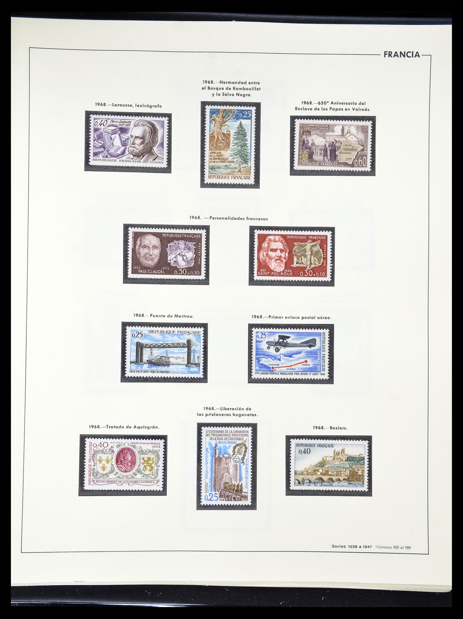 34755 147 - Postzegelverzameling 34755 Frankrijk 1900-2000.