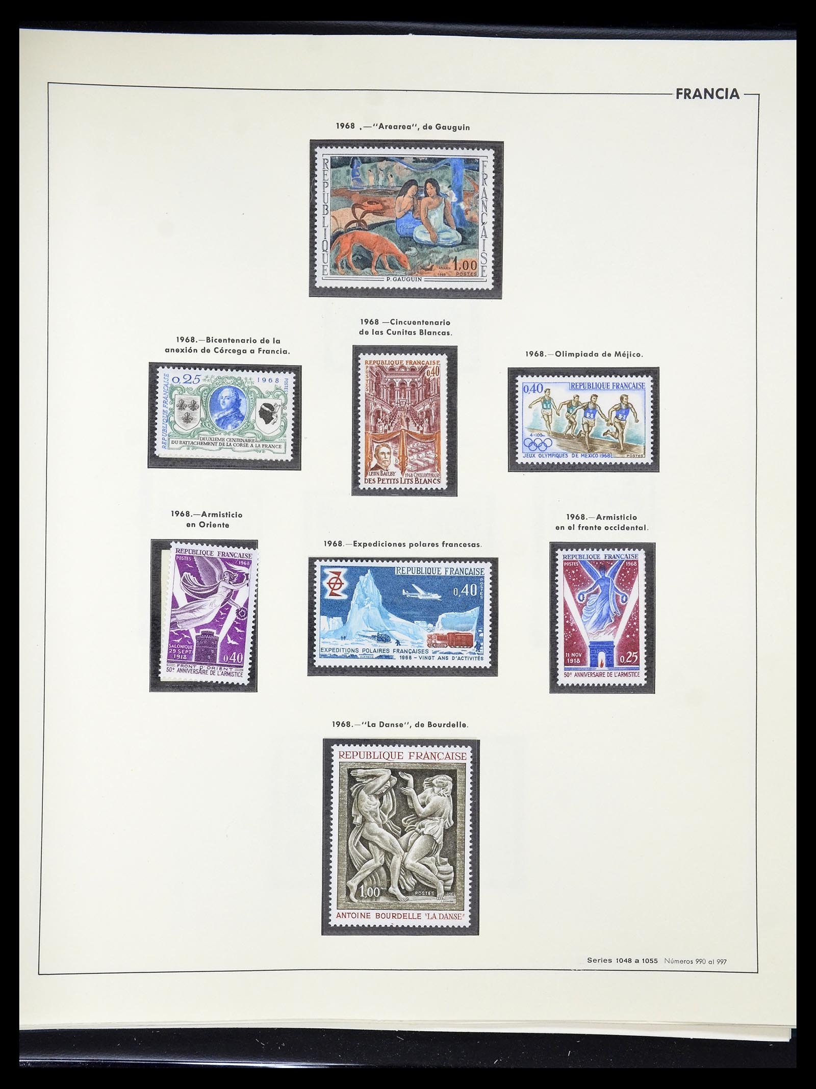 34755 148 - Postzegelverzameling 34755 Frankrijk 1900-2000.