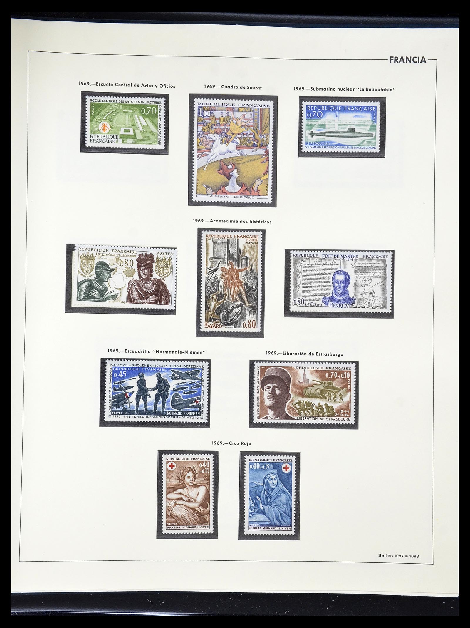 34755 154 - Postzegelverzameling 34755 Frankrijk 1900-2000.