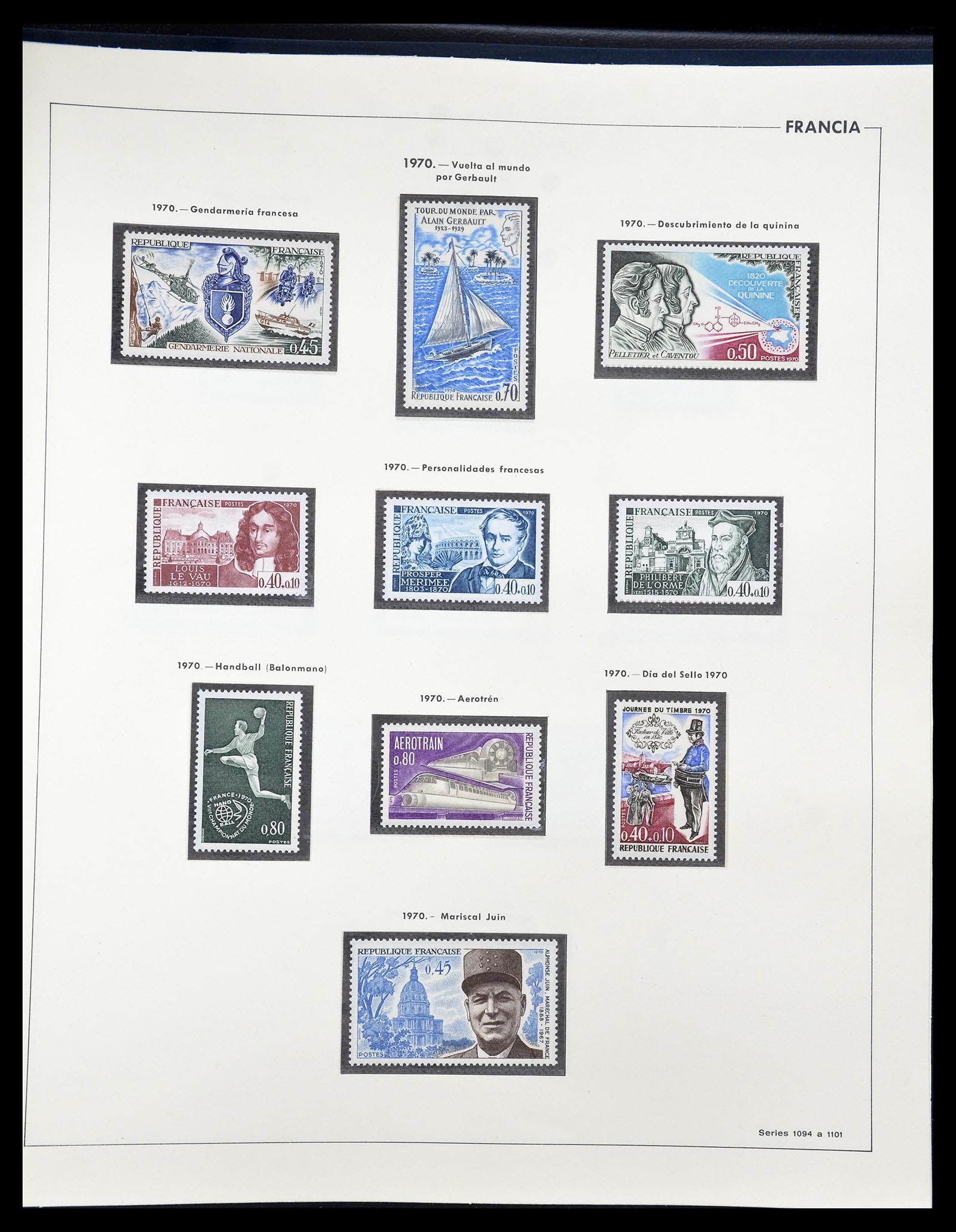 34755 155 - Postzegelverzameling 34755 Frankrijk 1900-2000.
