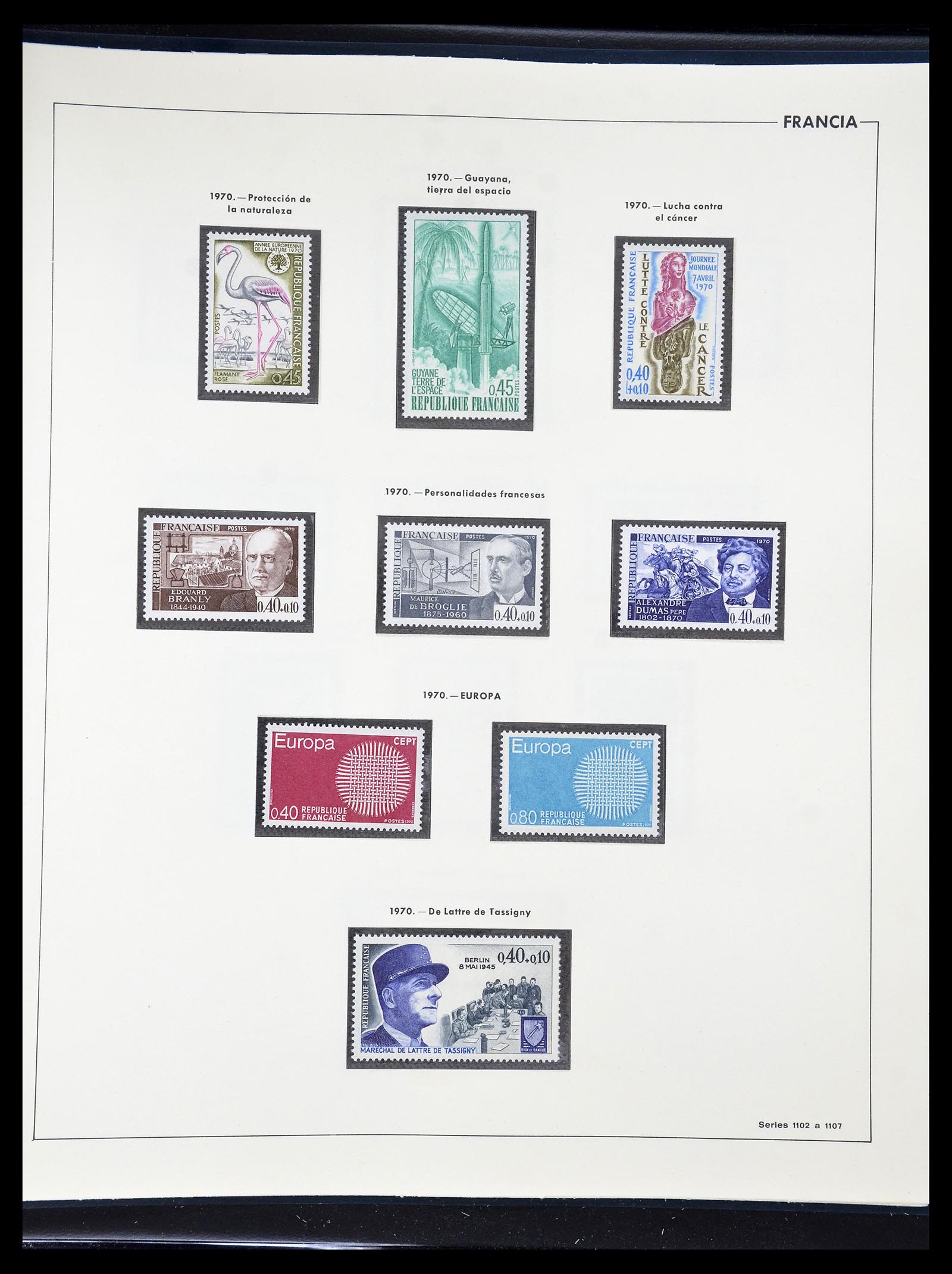 34755 156 - Postzegelverzameling 34755 Frankrijk 1900-2000.